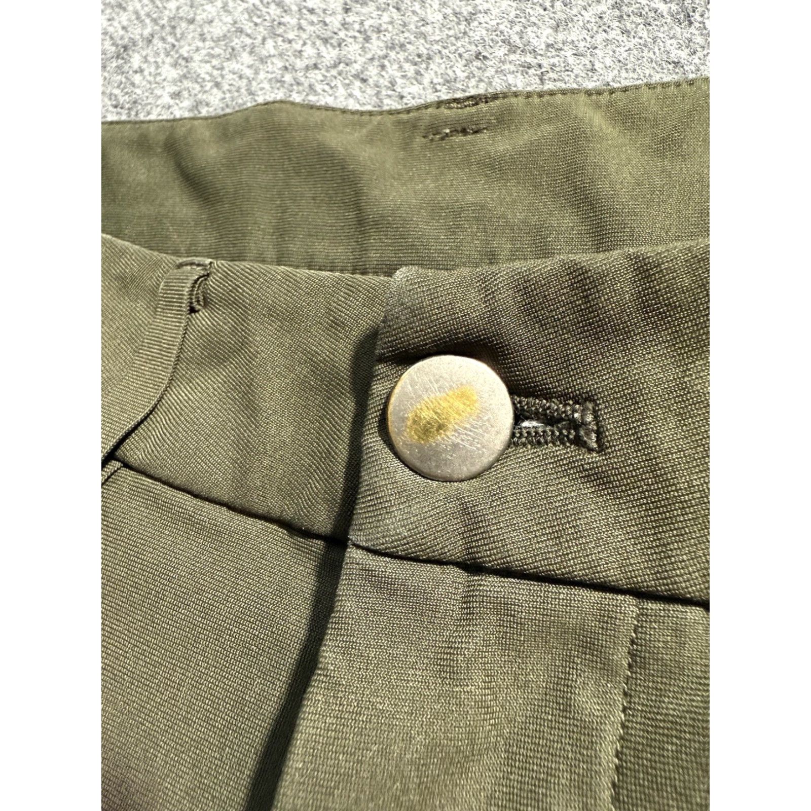Lululemon Lululemon Cargo Shorts Size 31 Green 10" Stretch Warpstreme Athletic Flat Front Zip Pocket Mens Regular Size US 31 - 7 Thumbnail