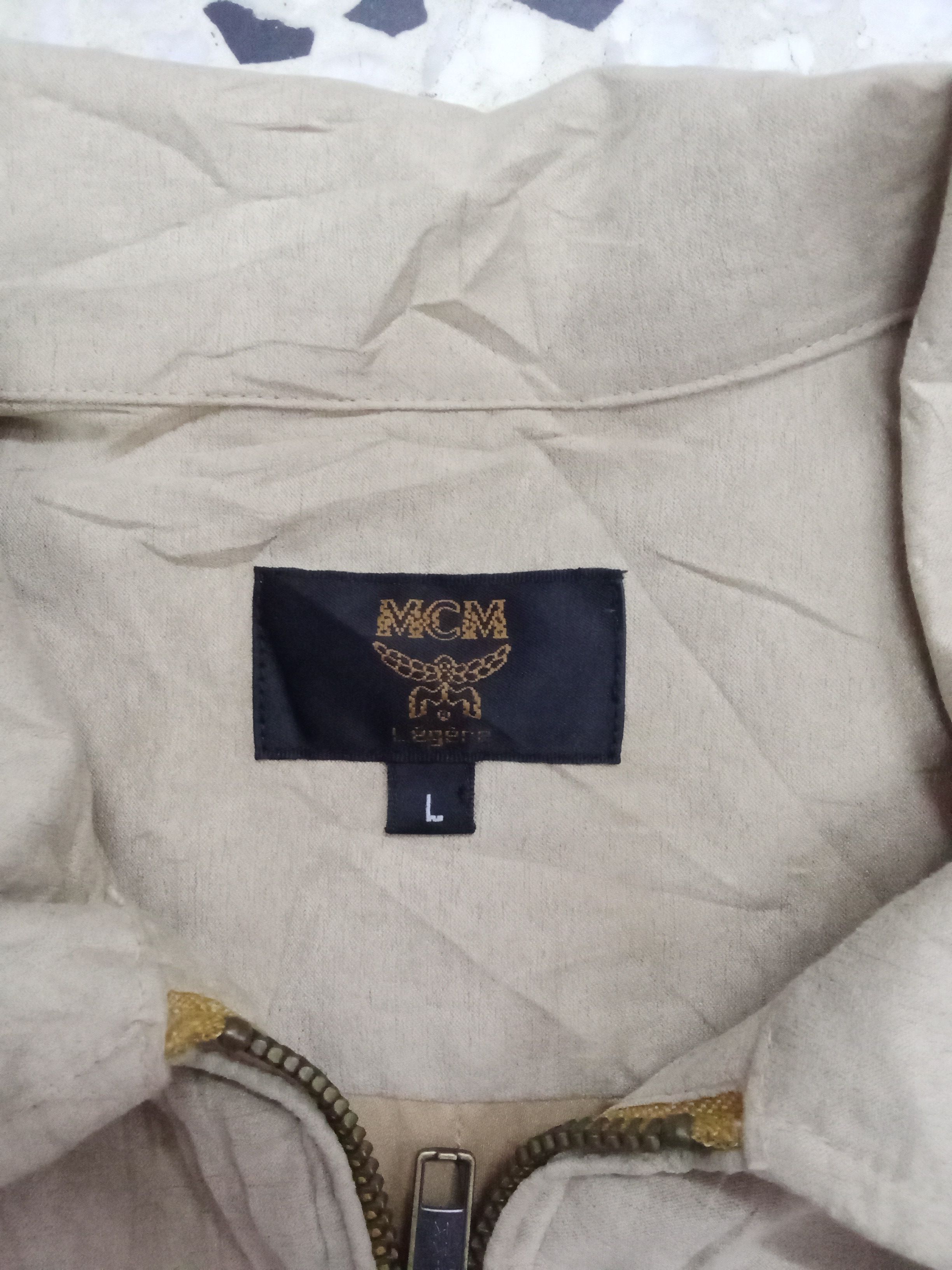 MCM × Vintage Vintage 90' MCM Long Sleeve Size US L / EU 52-54 / 3 - 4 Thumbnail