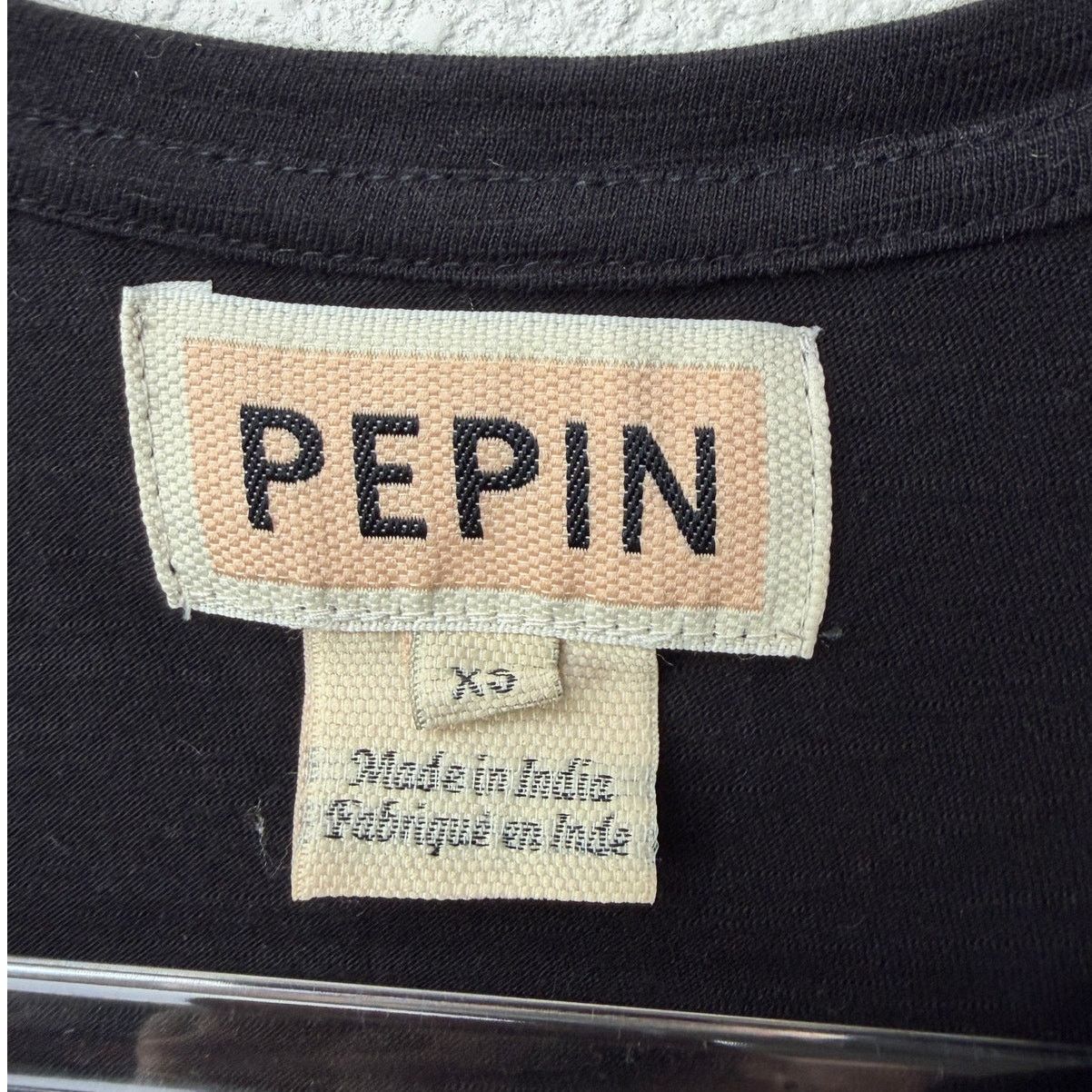 Other Pepin Black Short Sleeve Shirt with Embroidered Shoulders Size XS / US 0-2 / IT 36-38 - 10 Thumbnail