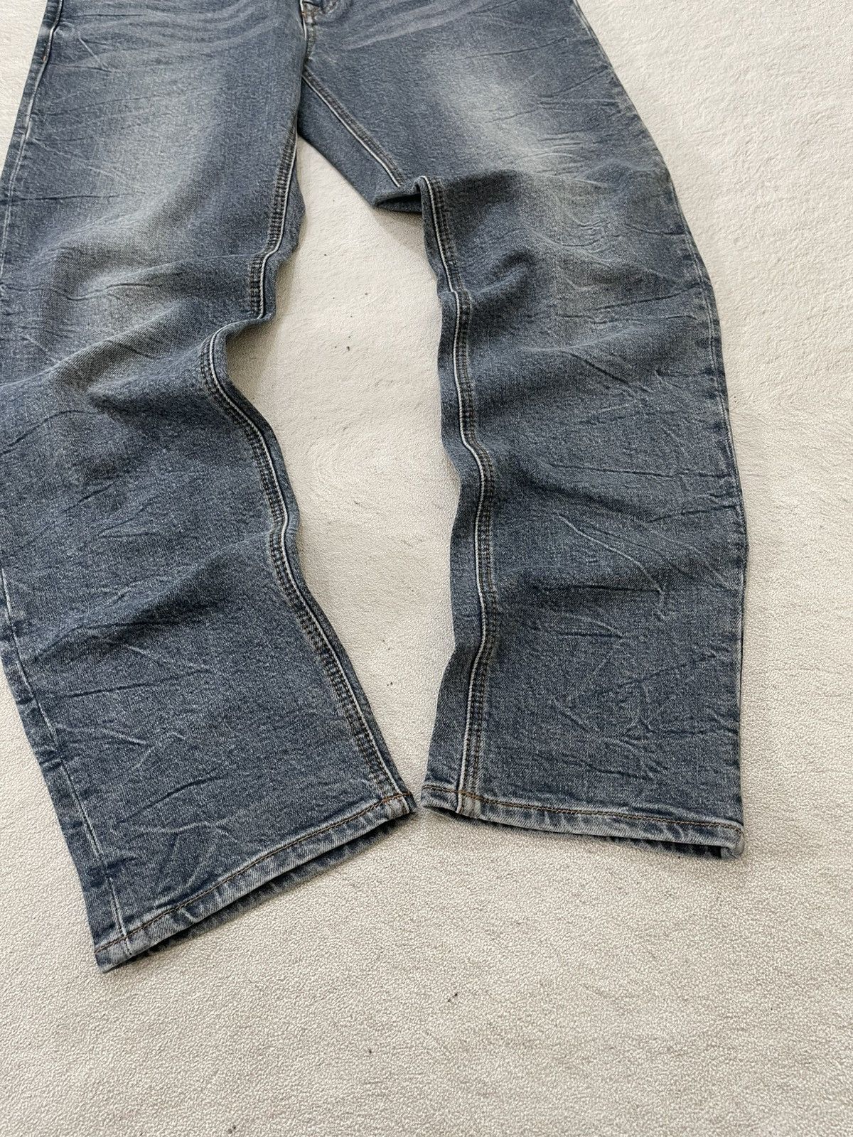 Japanese Brand 2000s GGIO Archival Denim Heavy Faded Y2K Straight fit Size US 31 - 3 Thumbnail