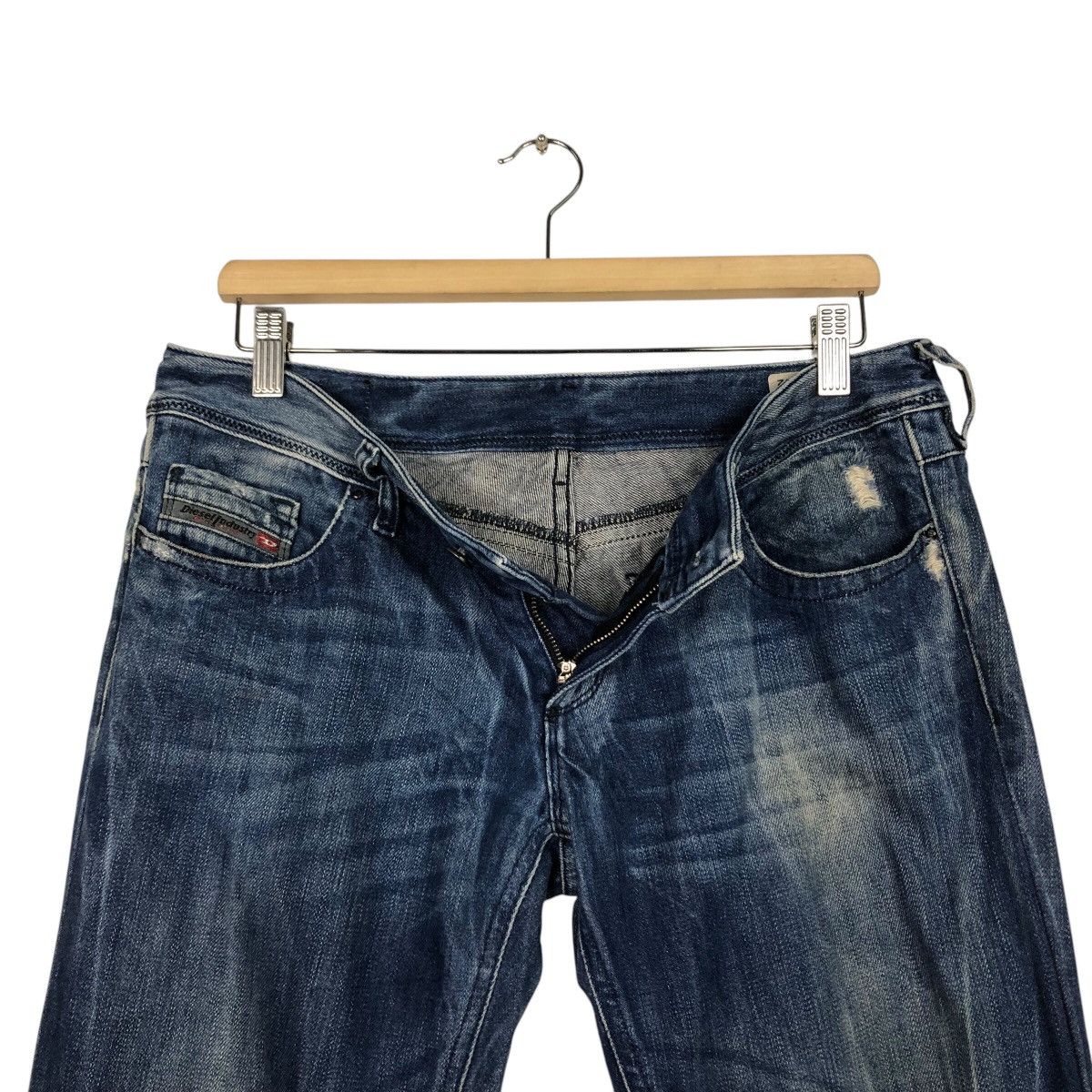 Diesel 📌Vintage Denim Jeans Diesel Parachute Bondage Biker Style Size US 32 / EU 48 - 19 Thumbnail