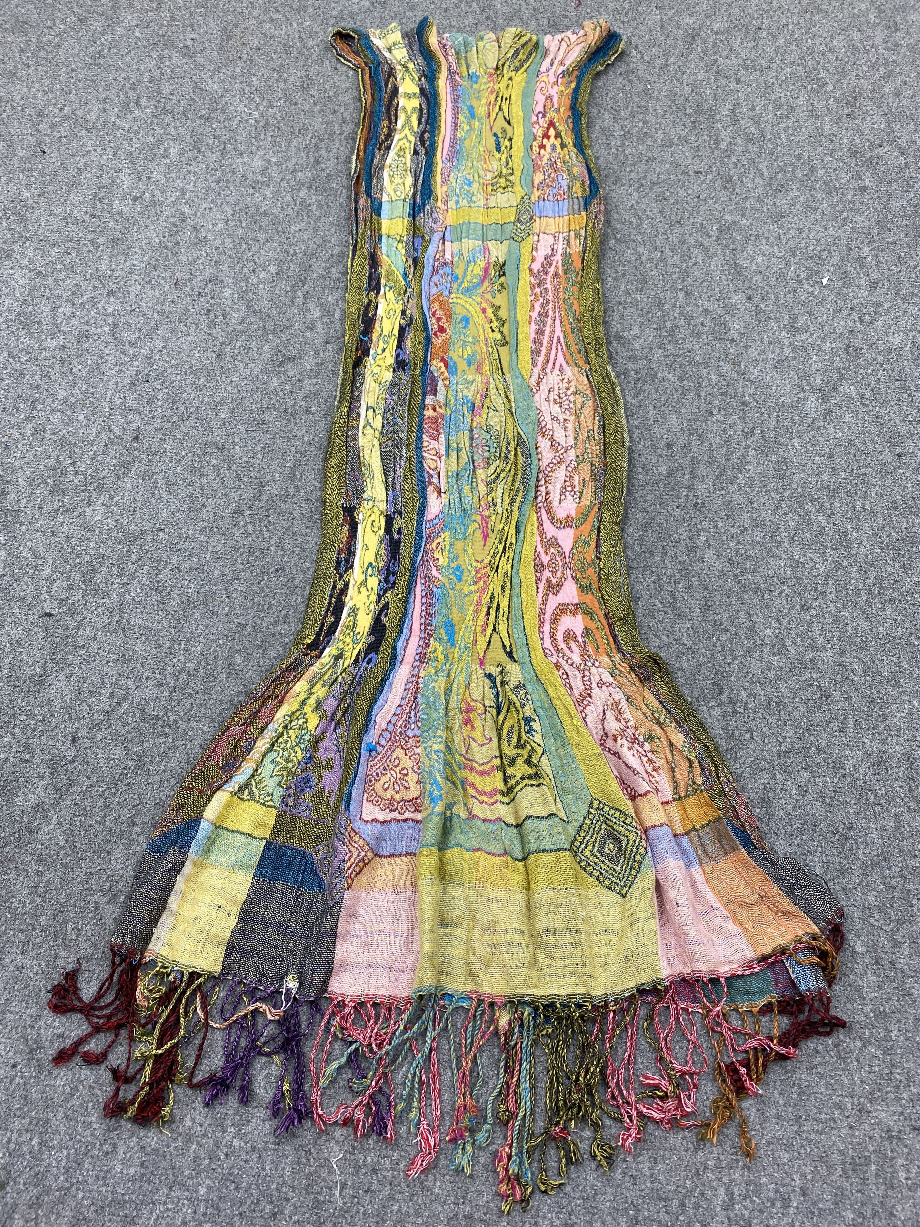Japanese Brand Tolani Multicolour Scarf / Muffler / Neckwear SC0350 Size ONE SIZE - 4 Thumbnail