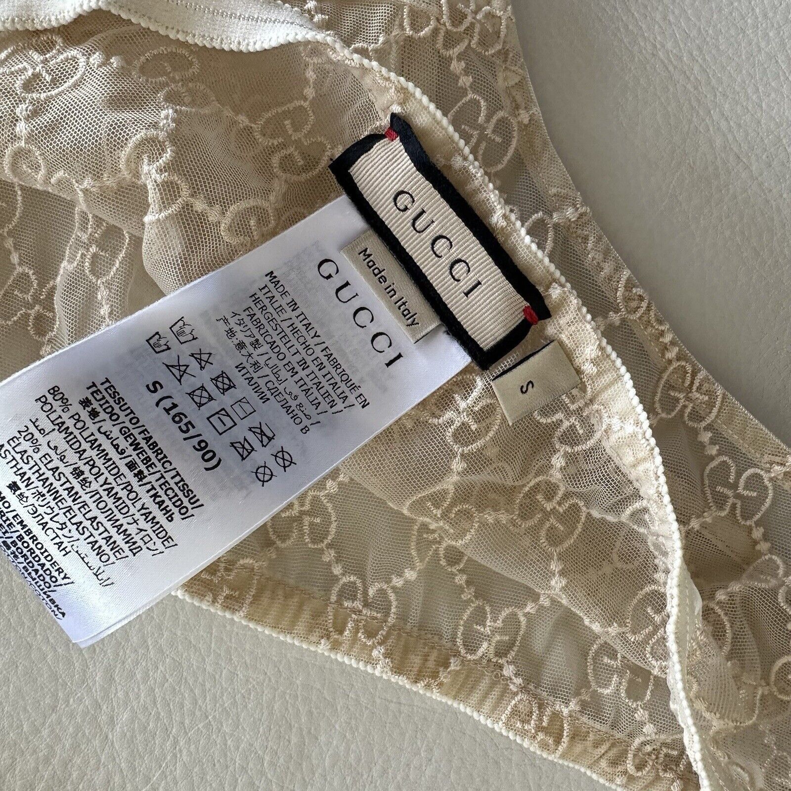 Gucci NWT Gucci Nude Lingerie Set Size S Light Beige 100% Authenti Size S / US 4 / IT 40 - 8 Thumbnail