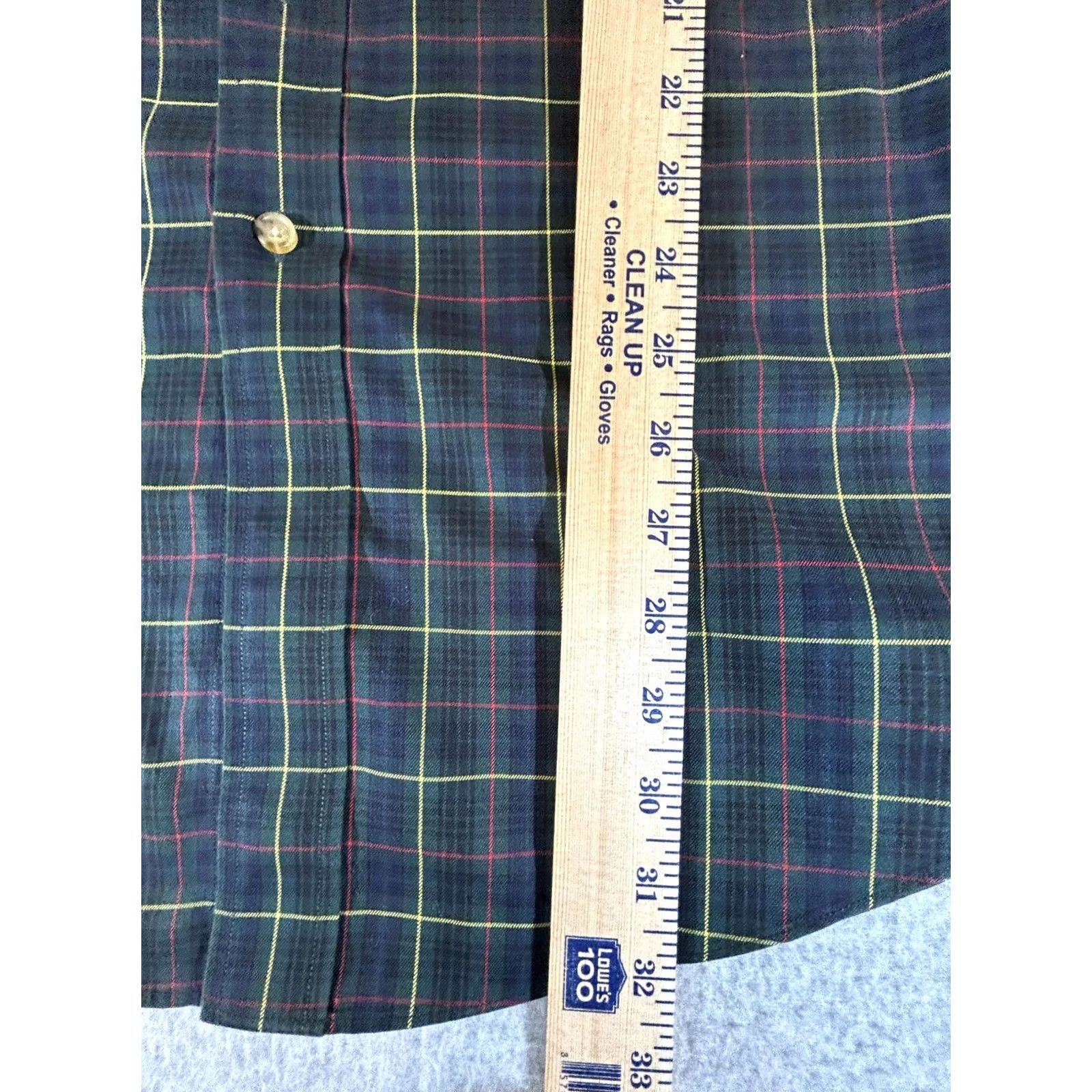 Brooks Brothers Brooks Brothers Shirt Mens Large Green Plaid Button Long Sleeve Business Office Size US L / EU 52-54 / 3 - 6 Thumbnail