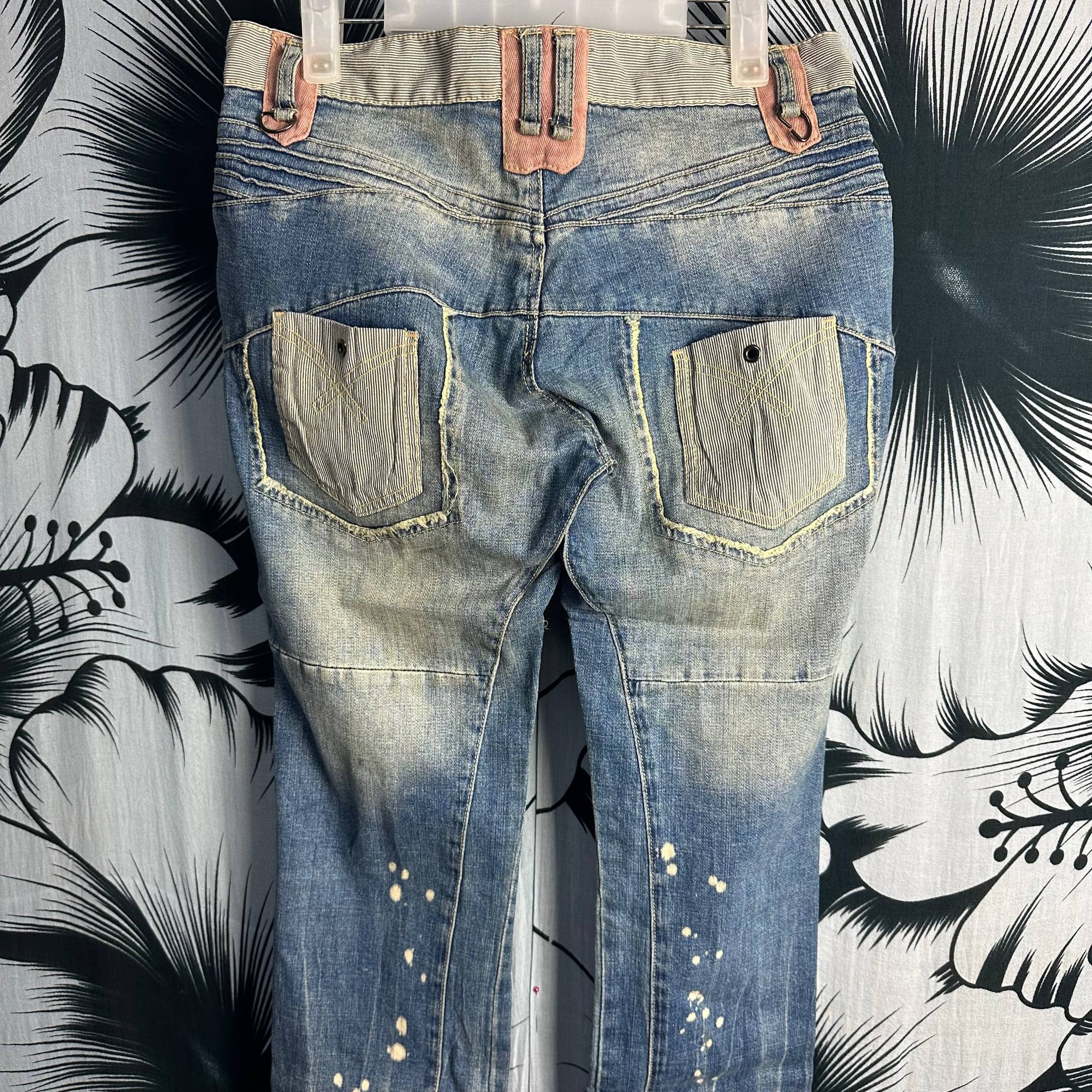 PPFM 2000s PPFM Eastern Rock Punk Denim Jeans Size US 32 / EU 48 - 12 Thumbnail