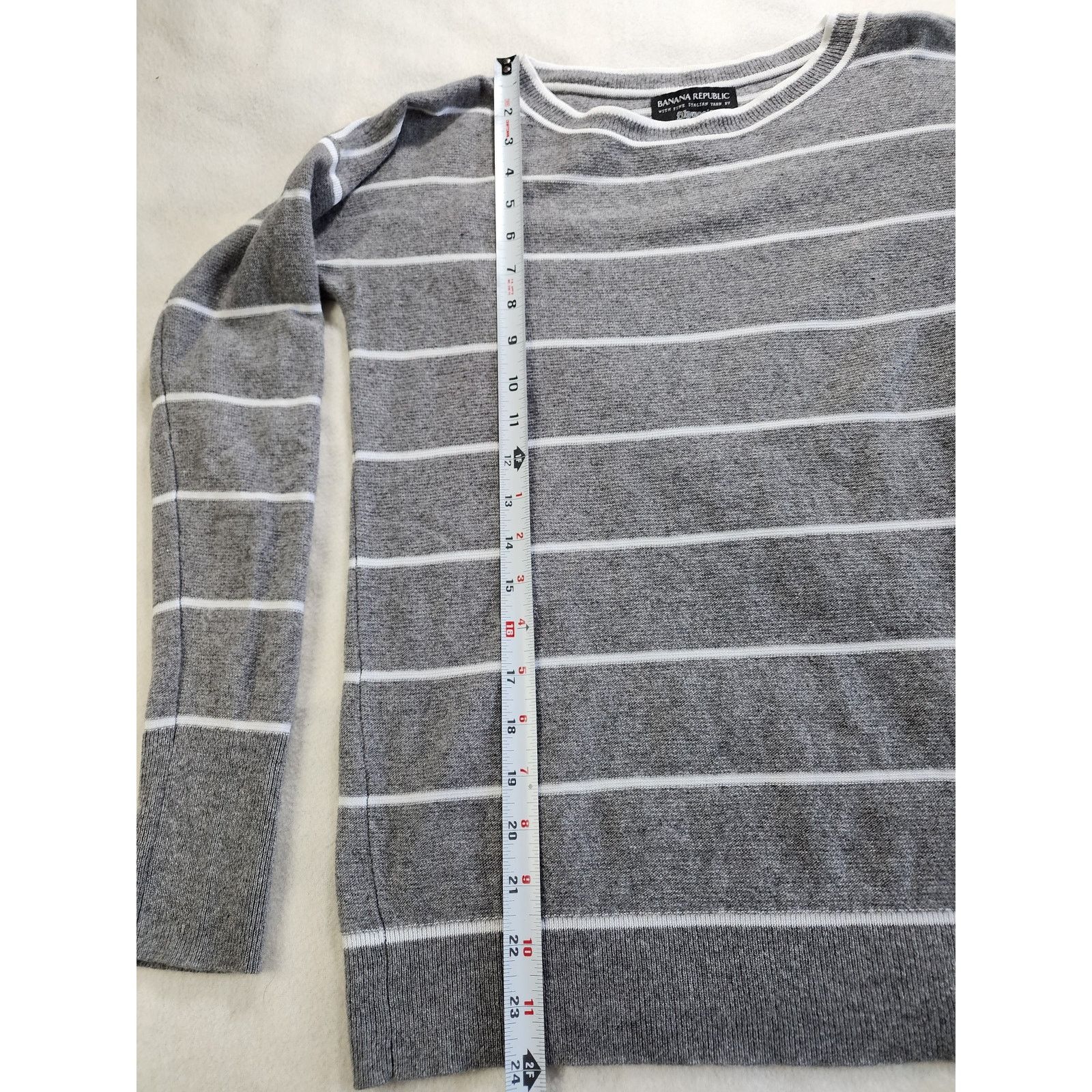 Banana Republic Banana Republic Men's S Fine Italian Merino Cashmere Sweater Size US S / EU 44-46 / 1 - 7 Thumbnail