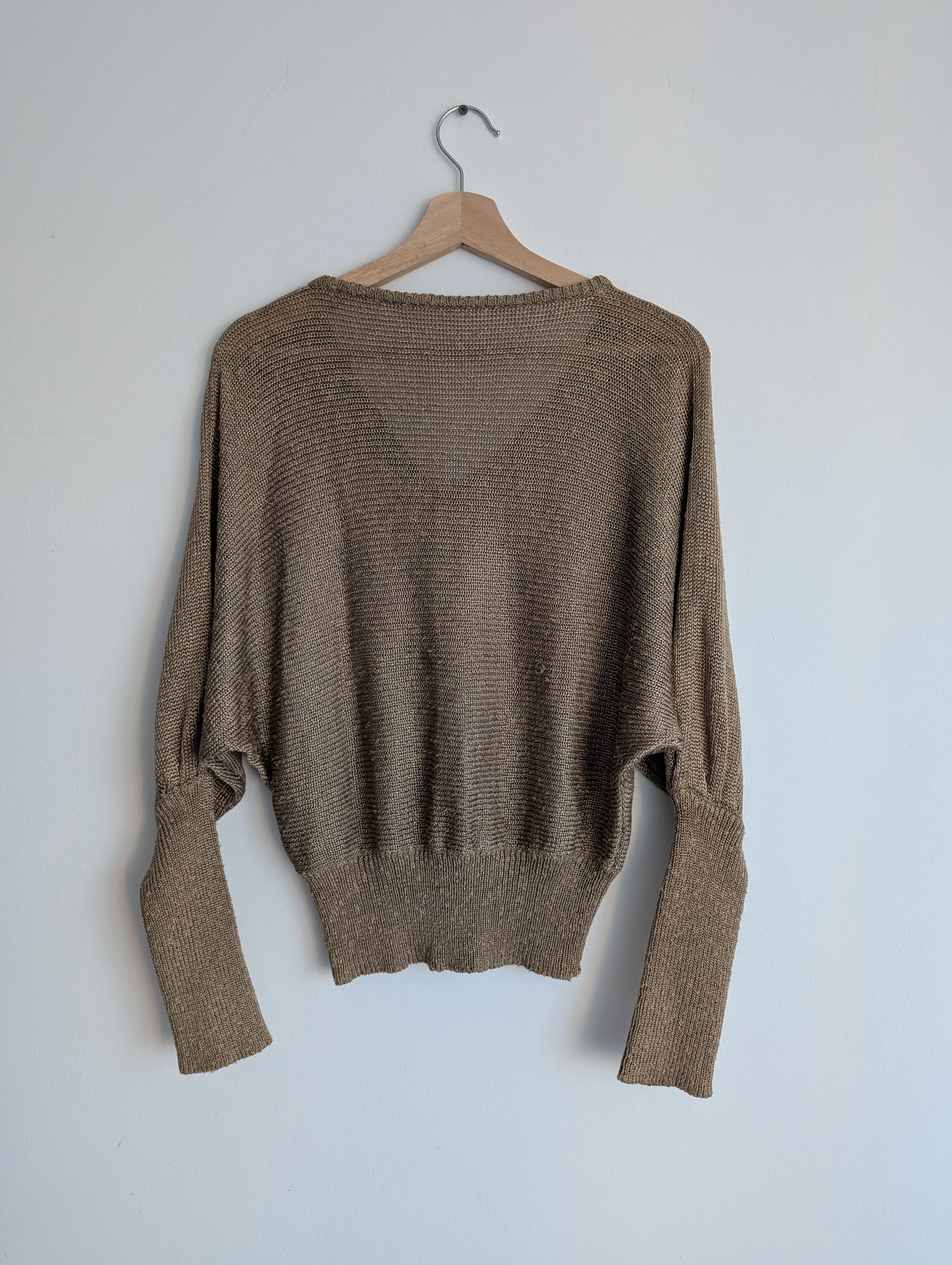Embellished Knit Sweater Sequins Angora Golden