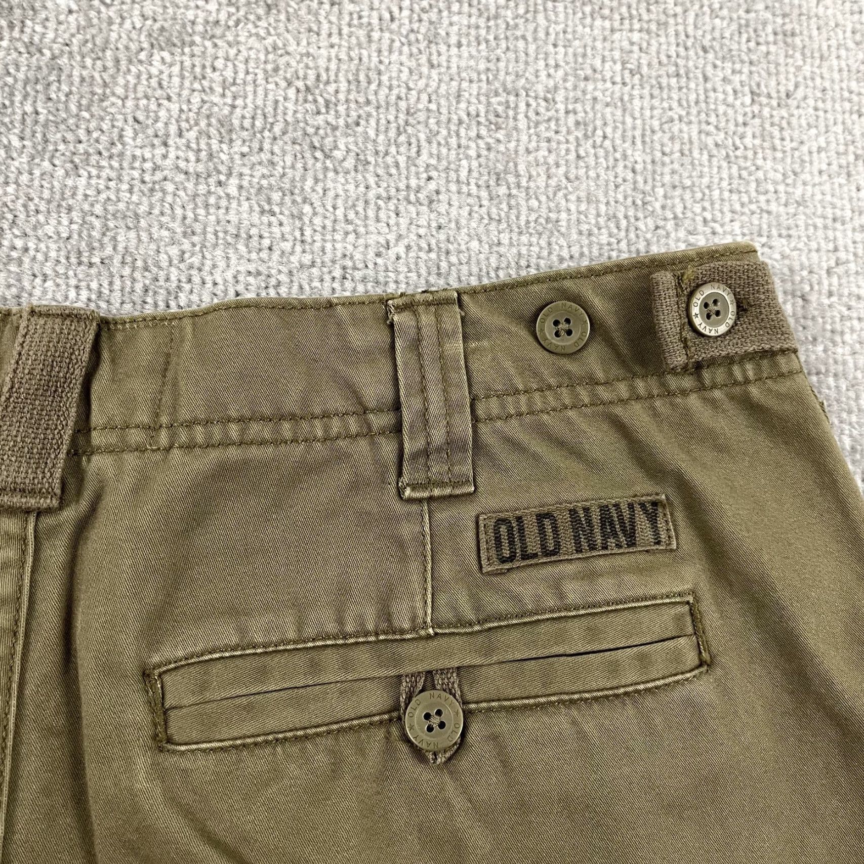 Old Navy OLD NAVY Pants Mens 32x28 Brown Canvas Cargo Military Wide Leg Paratrooper Retro Size US 32 / EU 48 - 4 Thumbnail