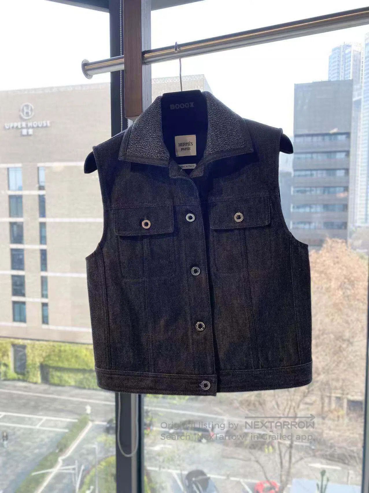 Hermes Hermes 25SS denim vest| Size XXS / US 00 / IT 34 - 2 Thumbnail