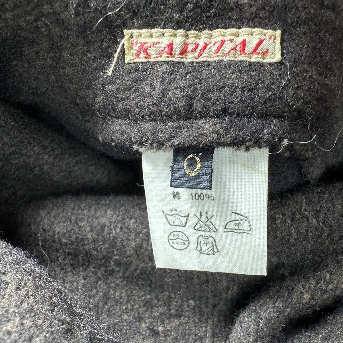 Kapital 🔥KAPITAL DUFFLE COAT WOOL SHORT SLEEVE JACKET Size XS / US 0-2 / IT 36-38 - 10 Thumbnail