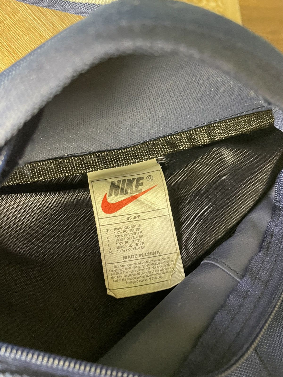 Nike Vintage Nike Swoosh Fanny Pack Waist Crossbody Bag Blue Y2k Size ONE SIZE - 7 Thumbnail