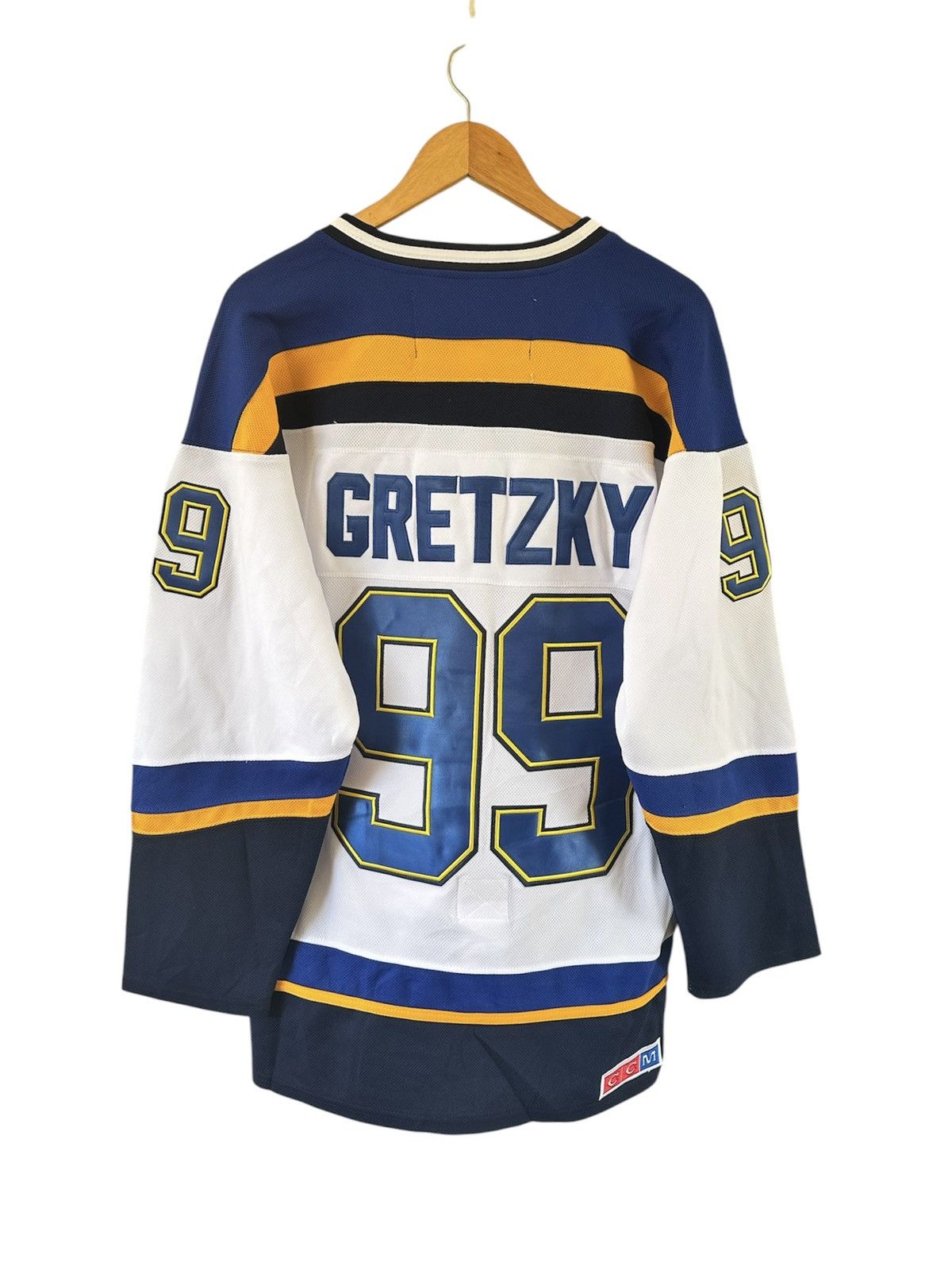 Ccm Vtg 90s player issue st louis hockey name set GRETZKY Size US L / EU 52-54 / 3 - 2 Thumbnail