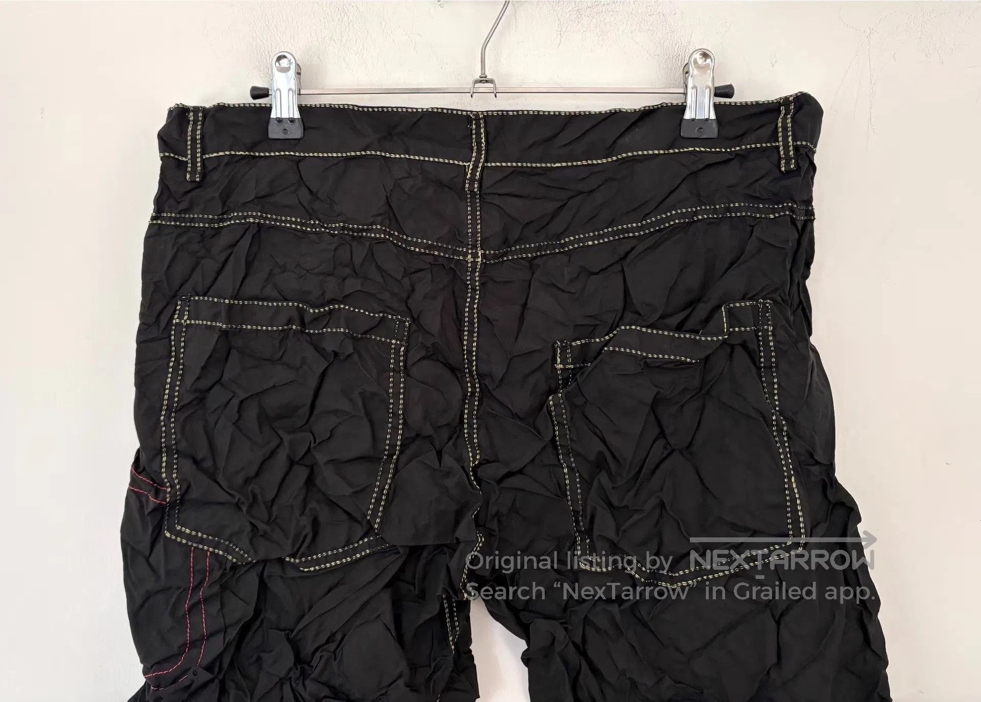 KANGHYUK Black Casual Pants with Stitch Details . Size US 36 / EU 52 - 5 Thumbnail
