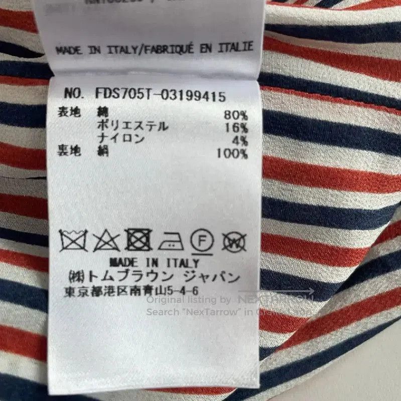 Thom Browne Thom Browne Color-Blocked Cotton Dress for Women . Size M / US 6-8 / IT 42-44 - 6 Thumbnail