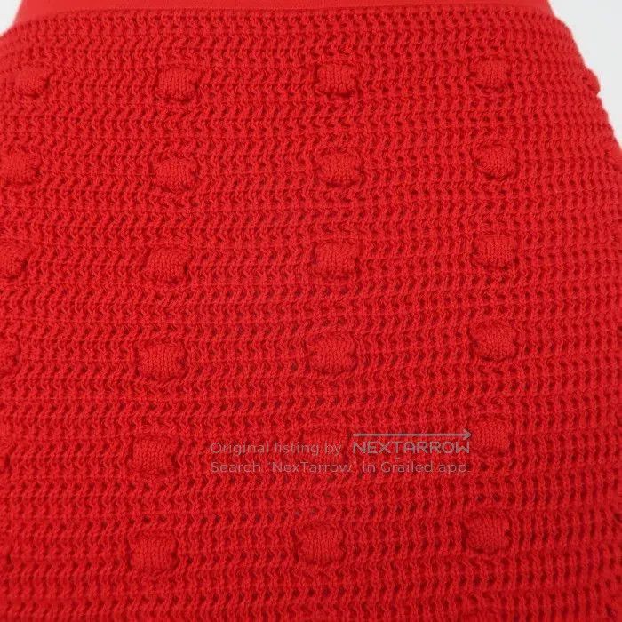 Bottega Veneta Bottega Veneta Cotton Solid Skirt M. Size 31" - 3 Thumbnail