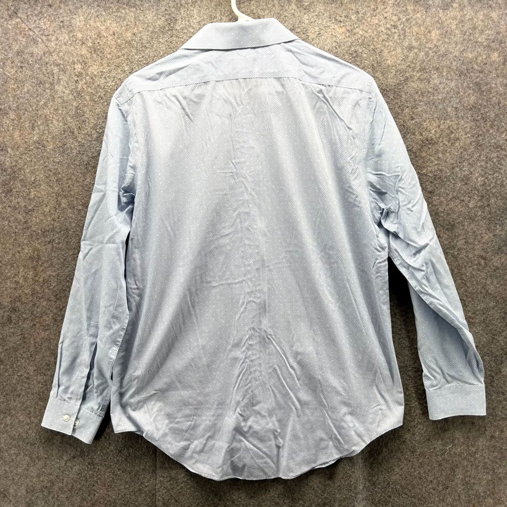 Calvin Klein Calvin Klein Shirt Mens Large Blue Button-Down Slim Performance Arrow Print Shirt Size US L / EU 52-54 / 3 - 2 Thumbnail