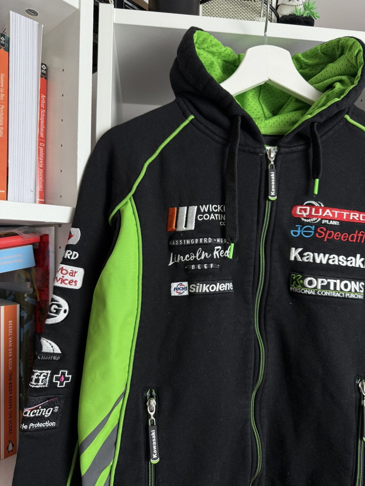 Yamaha Vintage y2k Kawasaki moto racing zip hoodie XS yamaha nascar Size US XS / EU 42 / 0 - 4 Thumbnail