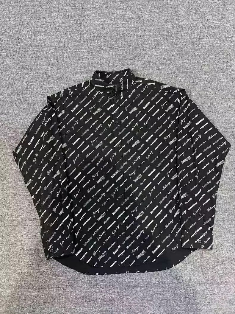 Balenciaga Balenciaga size 38 Bullet screen letter logo shirt long sl Size US XS / EU 42 / 0 - 1 Thumbnail