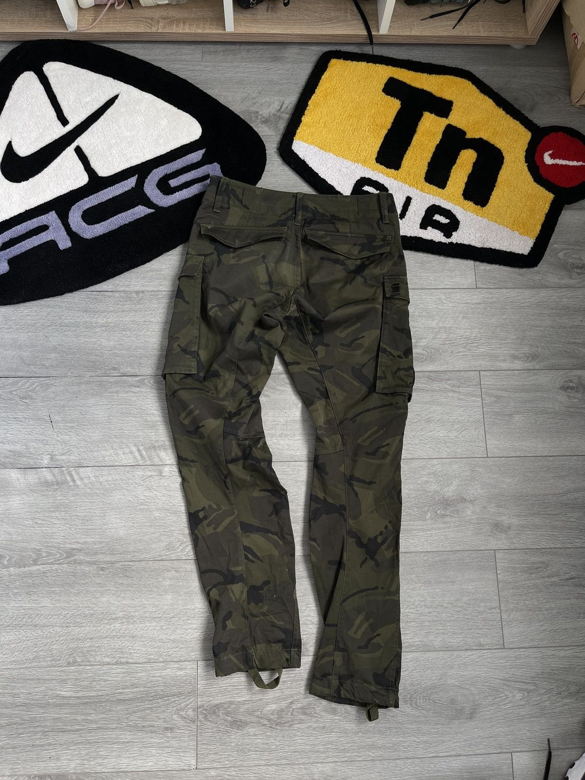 G-Star × Vintage G-Star Raw Cargo Pants Streetwear Japanese Brand Camo Size US 29 - 7 Thumbnail