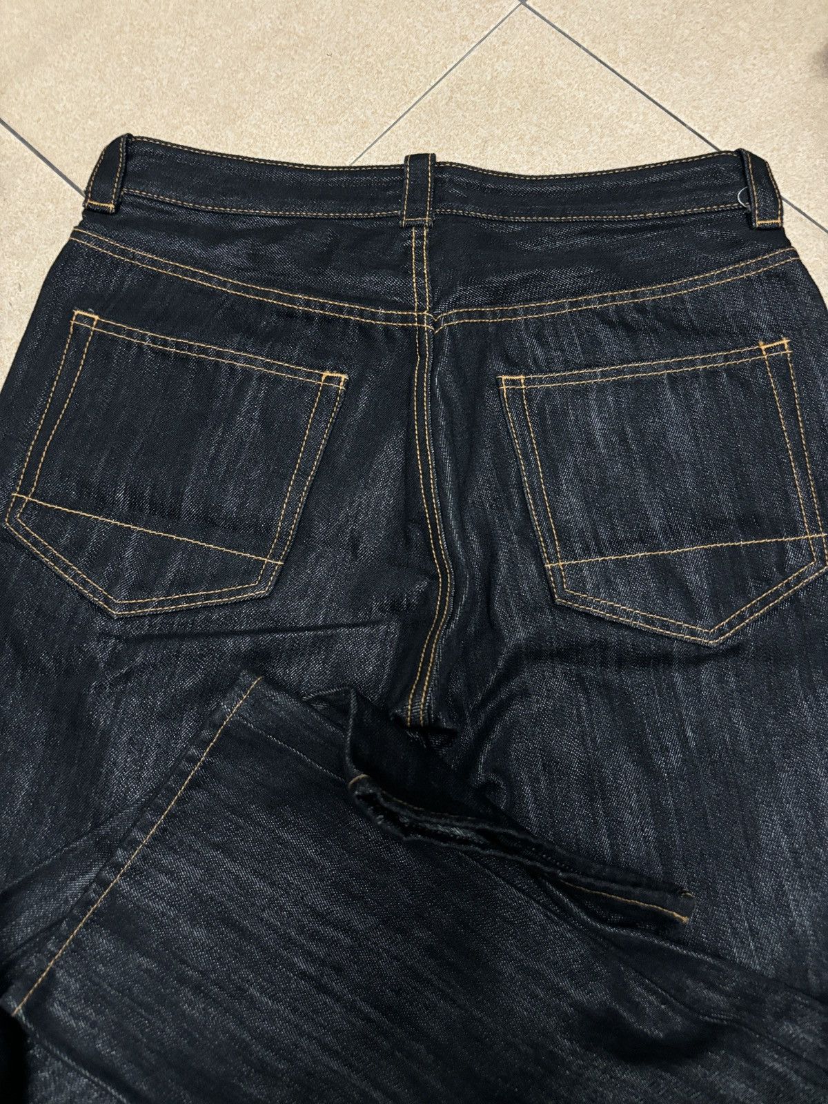 Issey Miyake Rare Like New Issey Miyake Indigo Denim Jeans Size US 33 - 5 Thumbnail