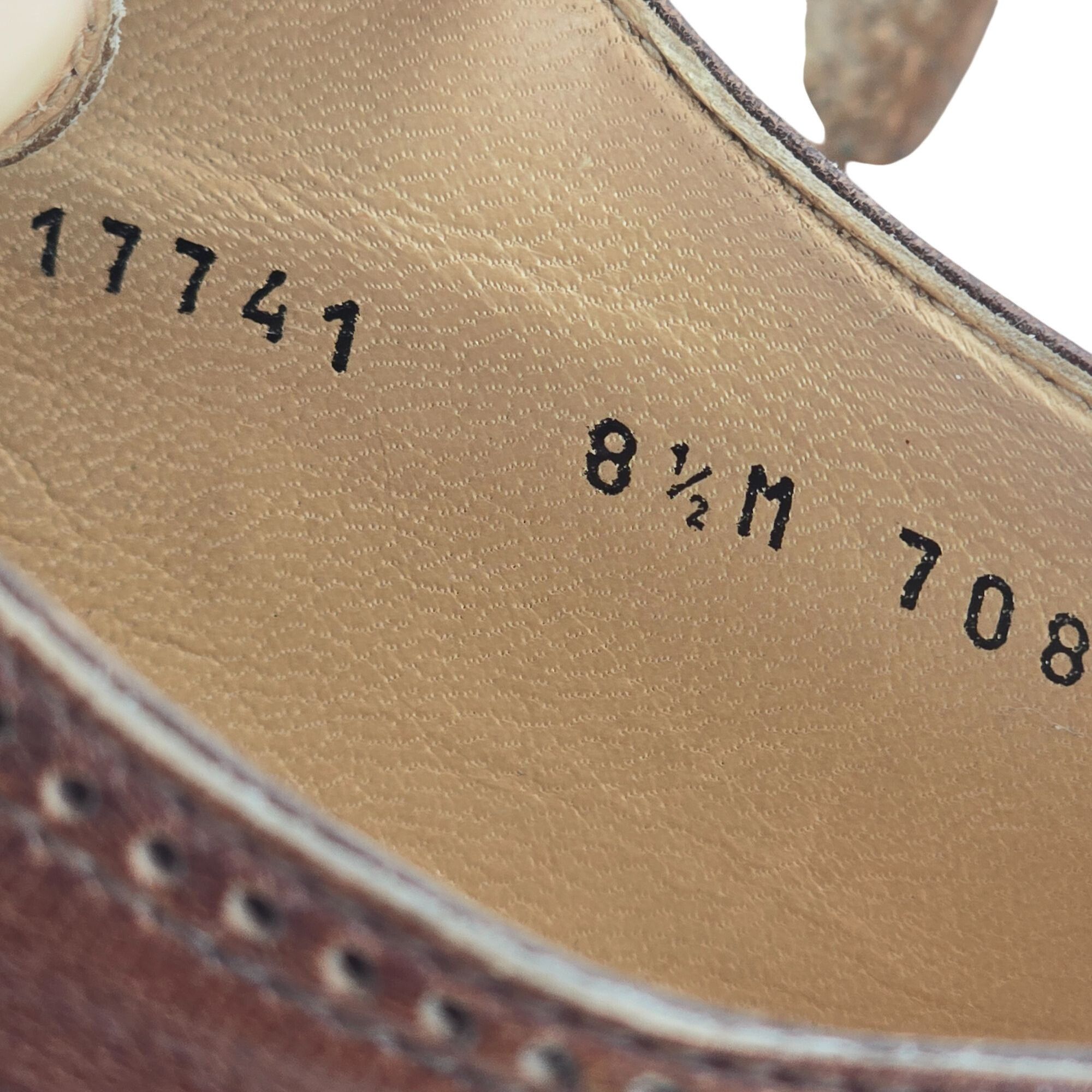 Gravati Gravati Italy Men 8.5 Burnished Brown Leather Dress Shoes Wi Size US 8.5 / EU 41-42 - 8 Thumbnail