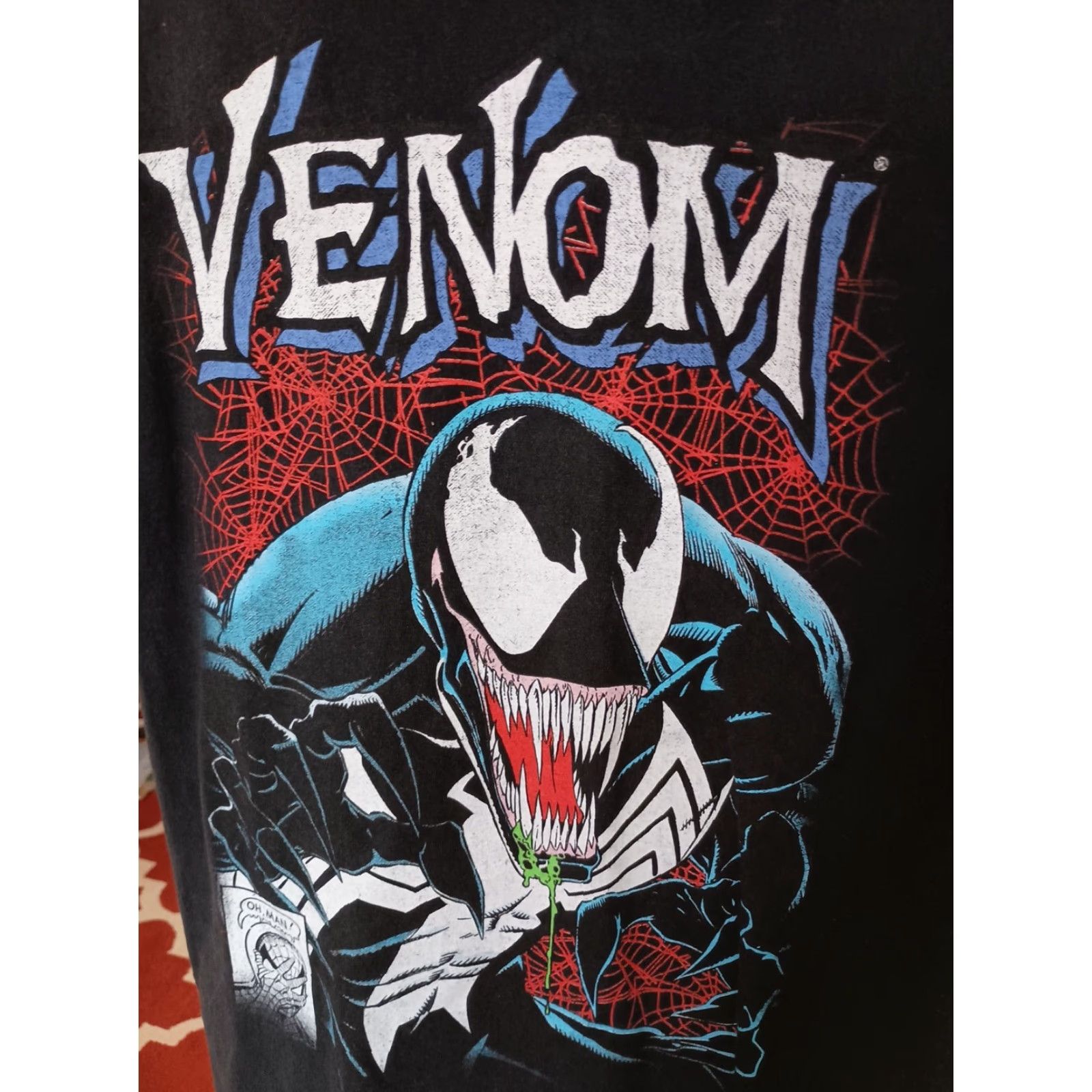 Vintage VINTAGE Venom Marvel T-shirt Men M Black Book Cover 1 Comics Venom T-Shirt Mens Size US M / EU 48-50 / 2 - 2 Thumbnail