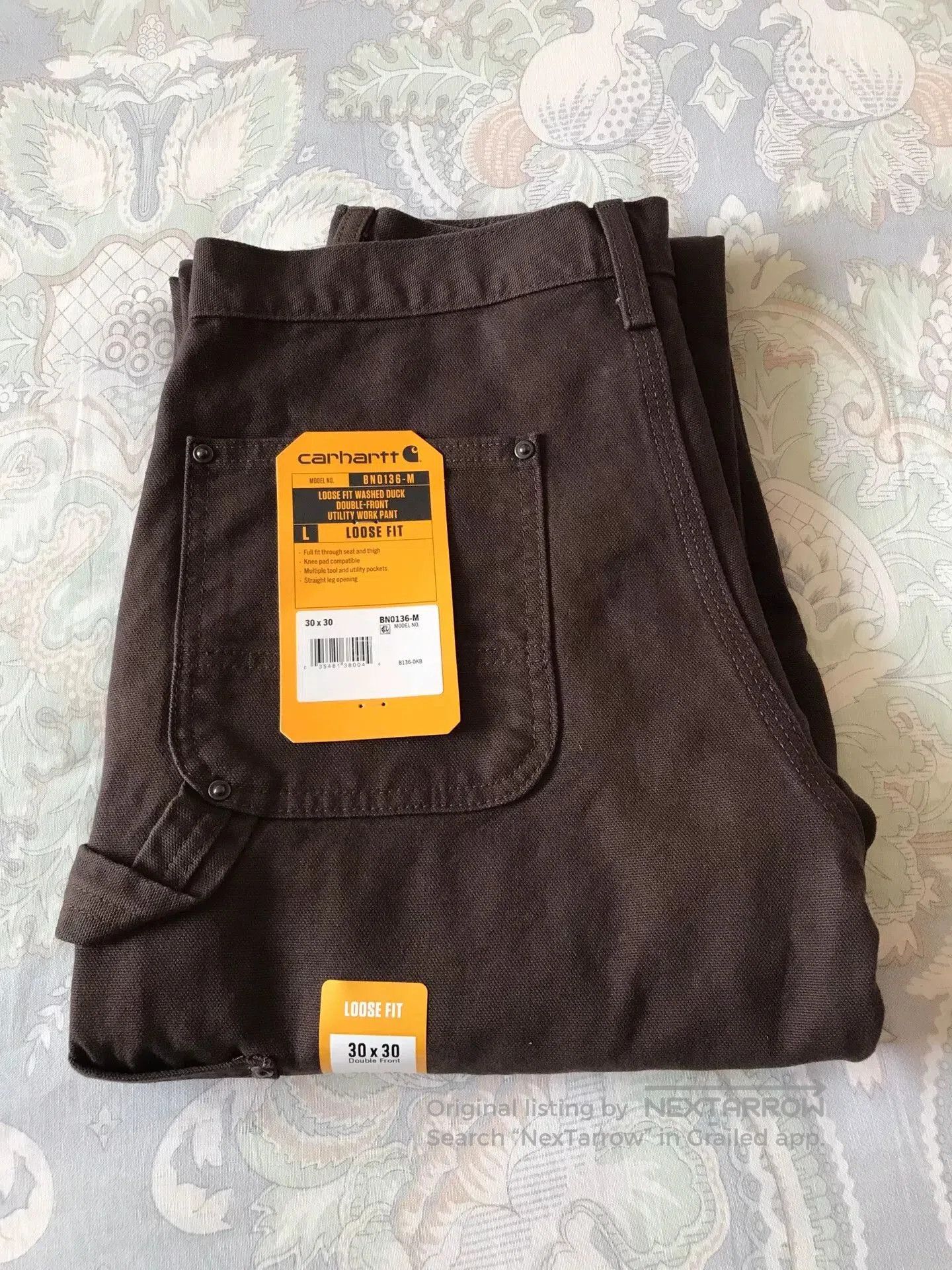 Carhartt Carhartt B136 Double Knee Work Pants. Size US 30 / EU 46 - 1 Thumbnail