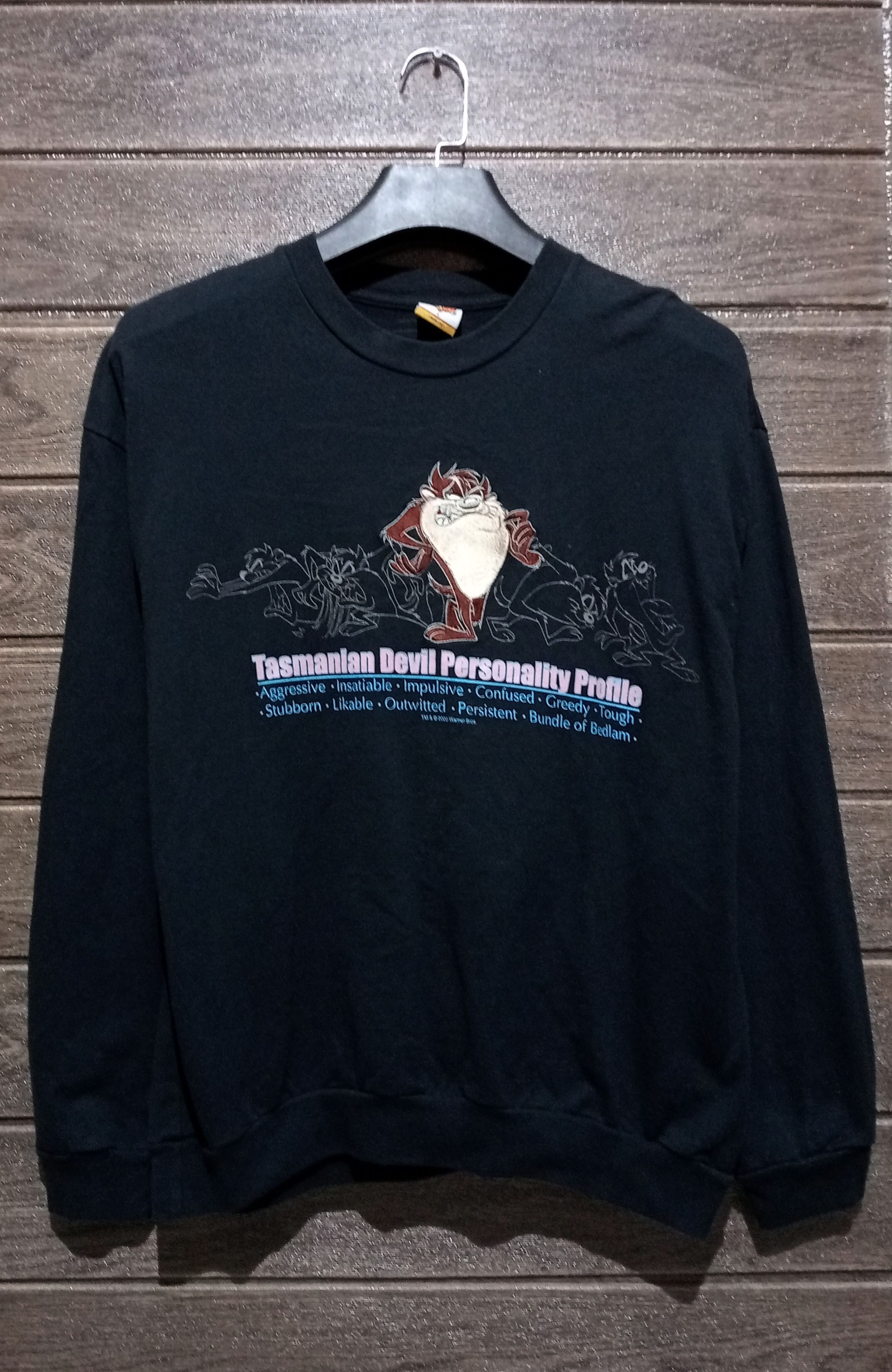Cartoon Network Vintage Y2K Tazmania Devil Embroidery Crewneck Sweatshirt Size US L / EU 52-54 / 3 - 1 Thumbnail