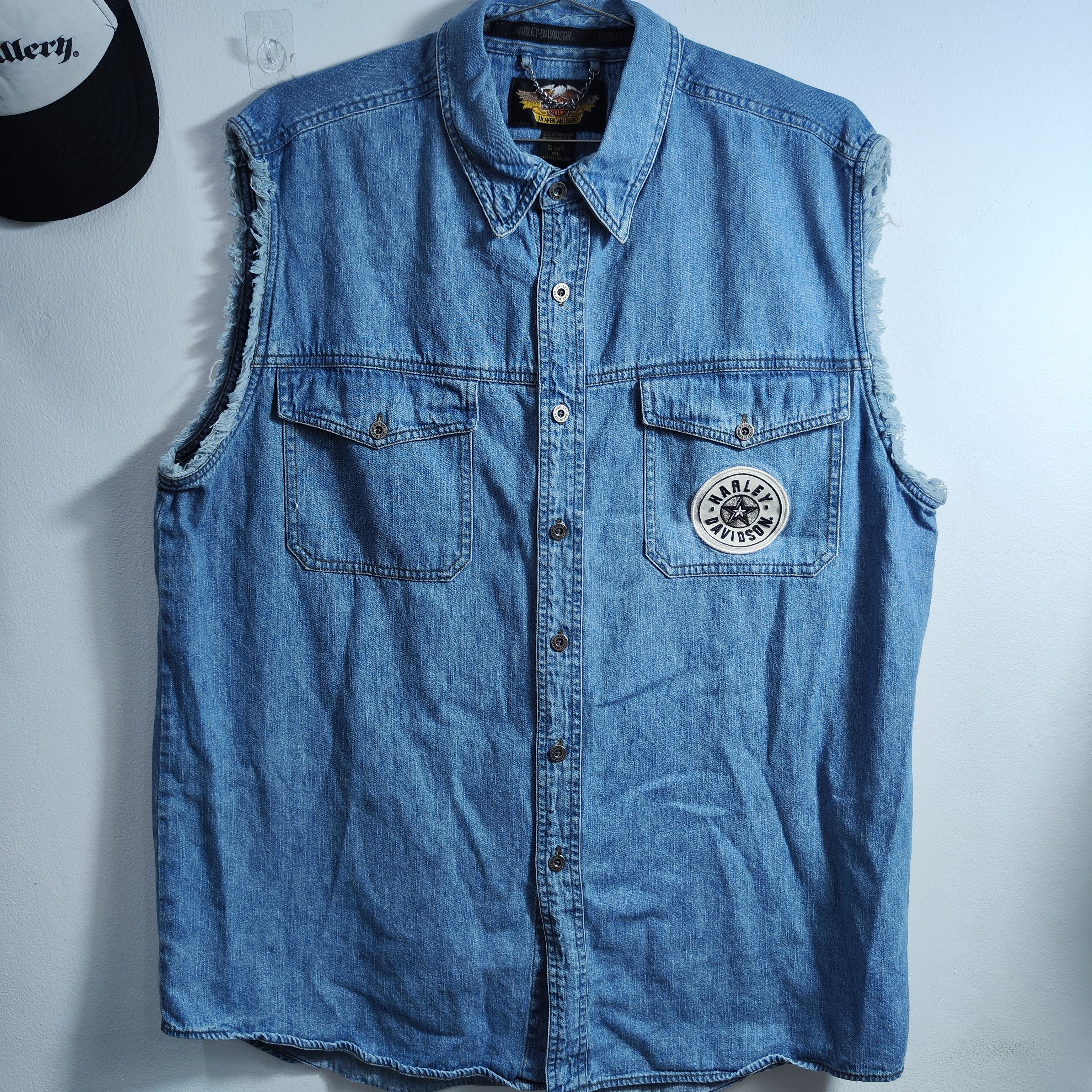 Harley Davidson harley davidson jean jacket men XL Blue Double side Size US XL / EU 56 / 4 - 1 Thumbnail