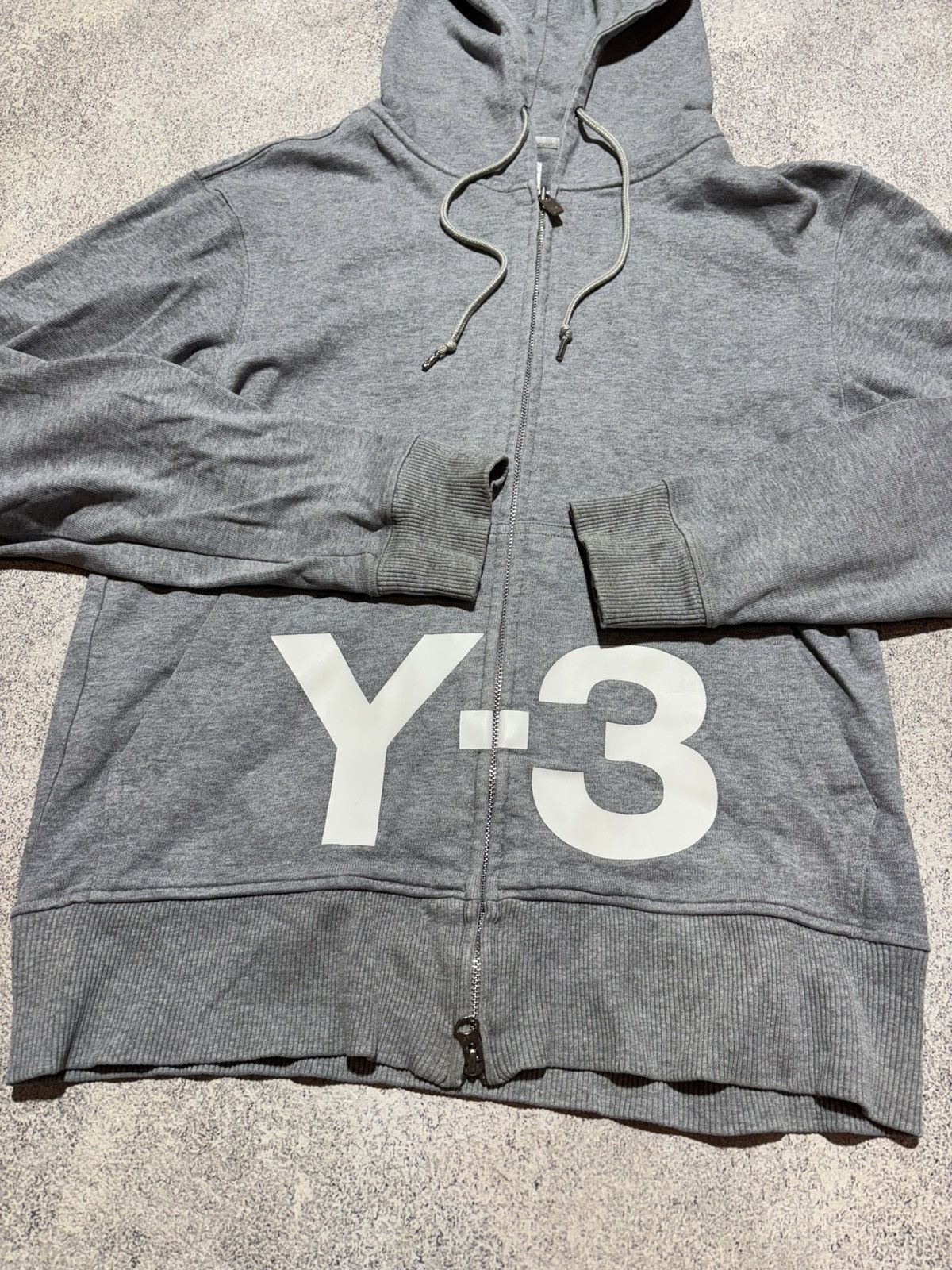 Adidas Y-3 Adidas Zip Hoodie Y3 Classic Logo Print Yohji Yamamoto Size US S / EU 44-46 / 1 - 4 Thumbnail