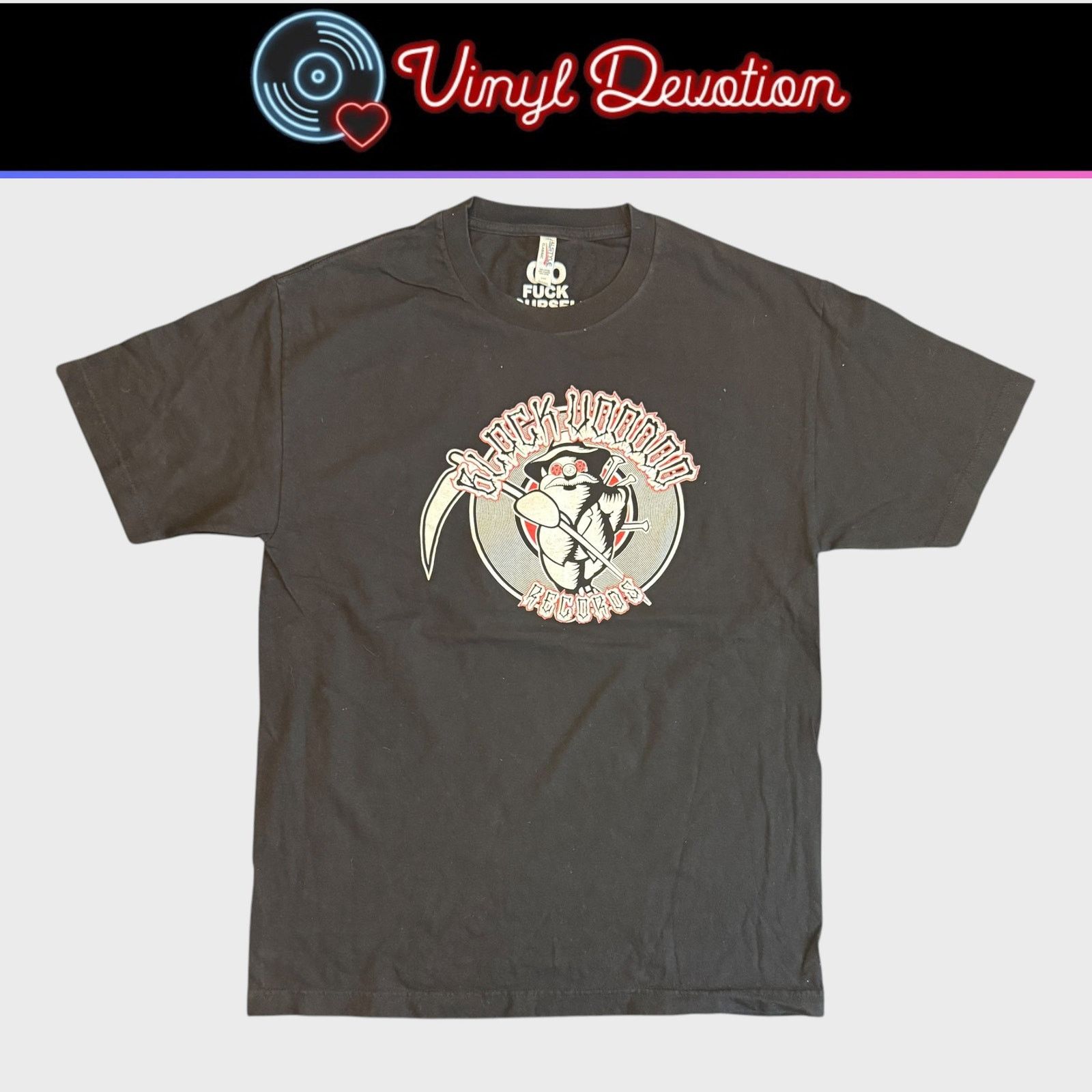 Band Tees Black Voodoo Records Doom Sludge / Metal Record Label Size L Size US L / EU 52-54 / 3 - 1 Thumbnail