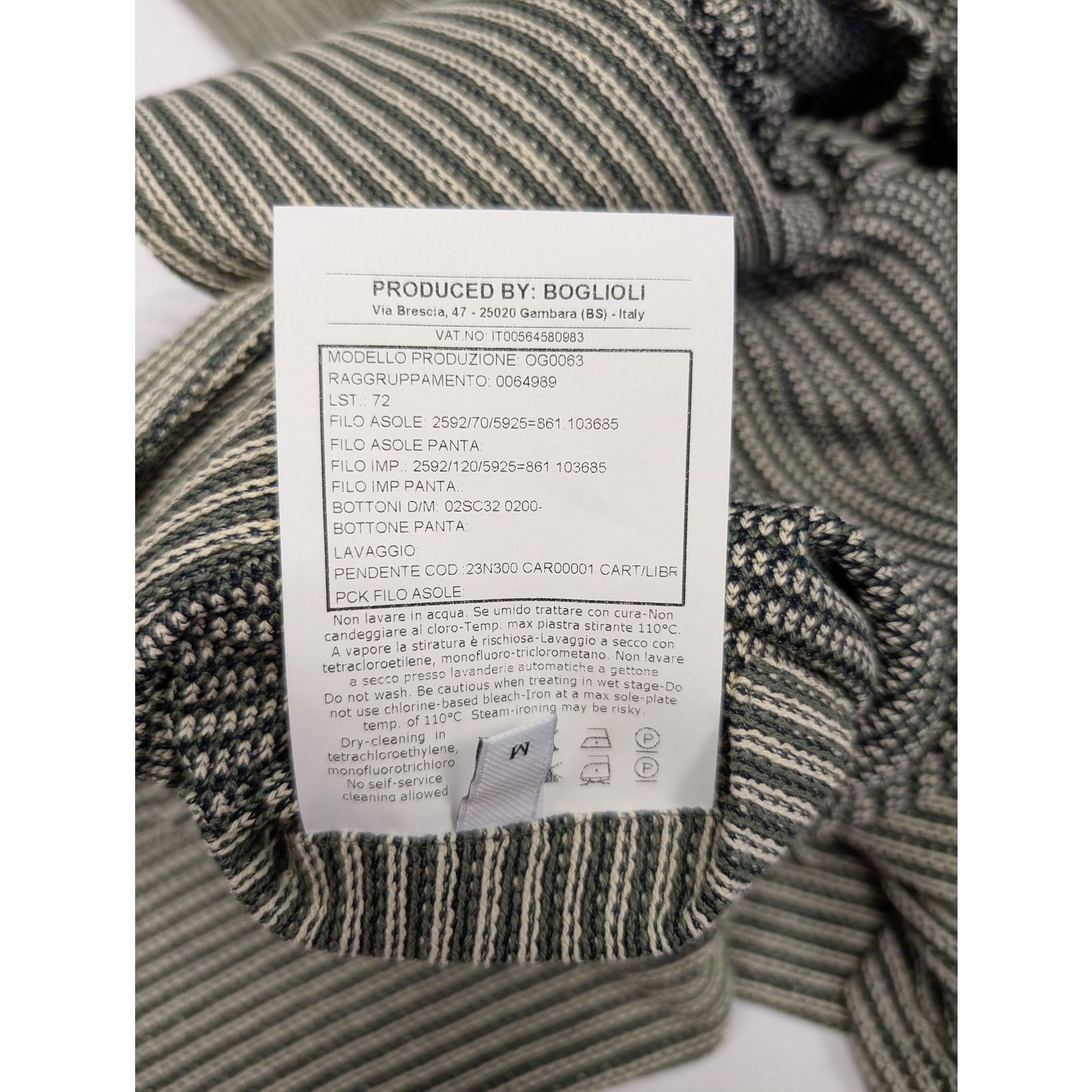 Boglioli o1rshd1 CC20 Striped Blazer Jacket Suits in Multicolor Size US M / EU 48-50 / 2 - 16 Thumbnail