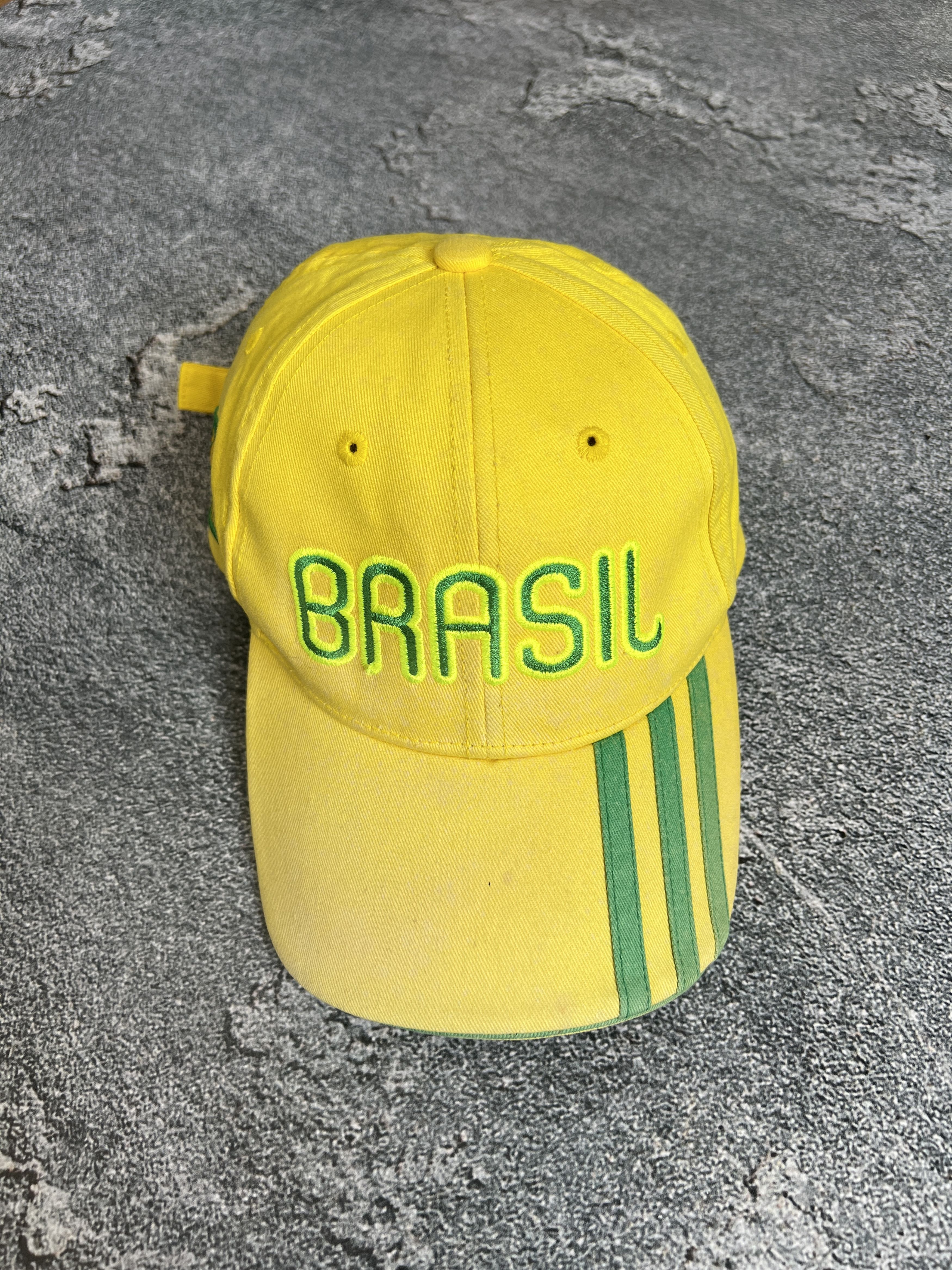 Adidas adidas brasil cap hat yellow Size ONE SIZE - 4 Thumbnail
