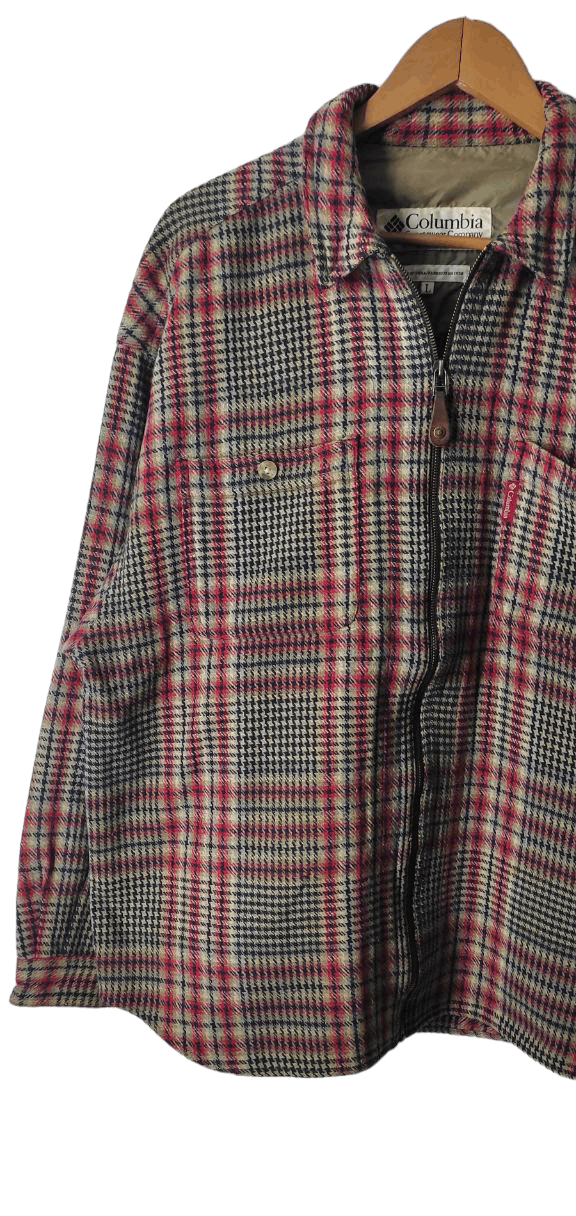 Columbia COLUMBIA SPORTWEAR TARTAN STRIPE WOOL JACKET Size US L / EU 52-54 / 3 - 2 Thumbnail