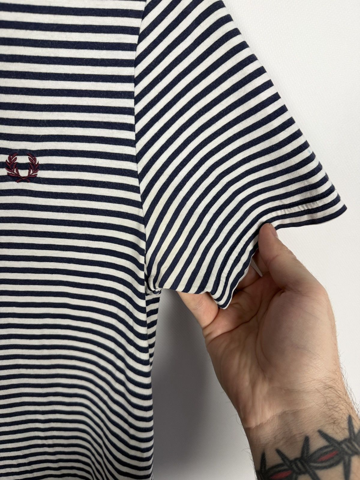 Fred Perry Fred Perry Striped Short Sleeve T-Shirt Streetwear Size S Size US S / EU 44-46 / 1 - 16 Thumbnail