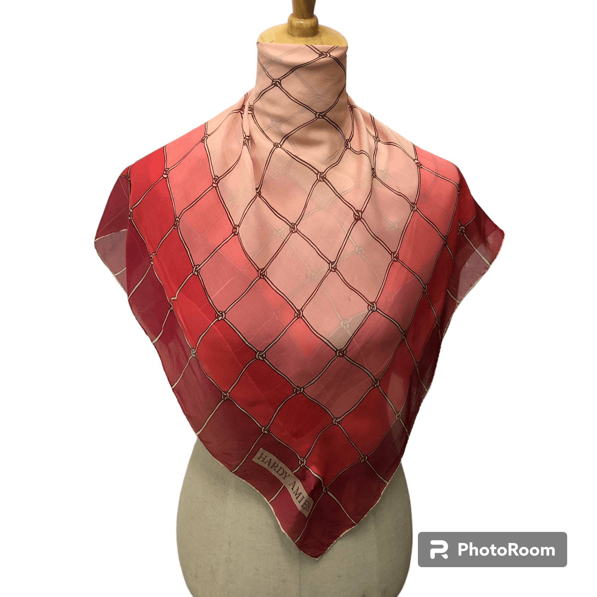 Hardy Amies Hardy Amies Hand Rolled Silk Scarf M977 Size ONE SIZE - 1 Thumbnail