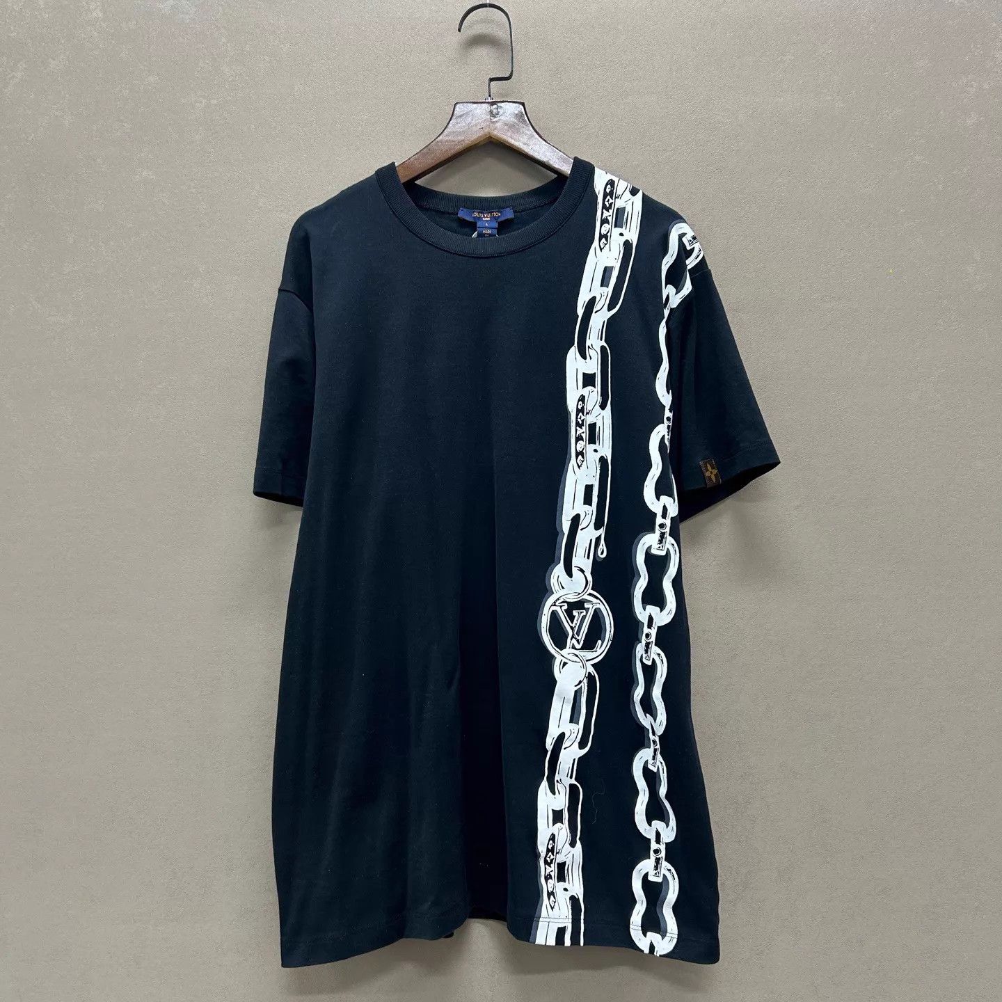 Louis Vuitton LV Mint Chain Lock Print SS L Size L / US 10 / IT 46 - 1 Thumbnail