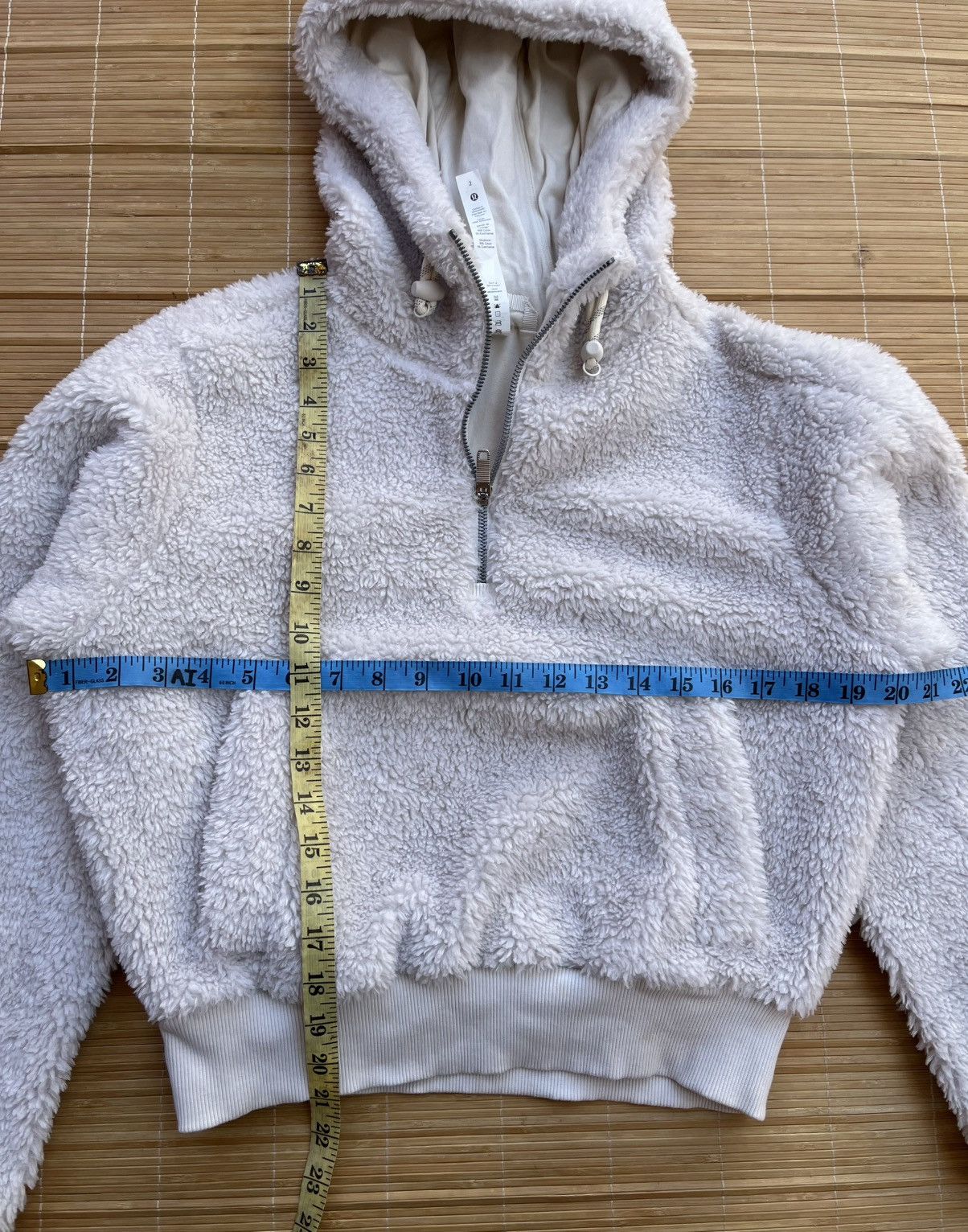 Lululemon Lululemon hoodie scuba sherpa cropped half zipper Size S / US 4 / IT 40 - 9 Thumbnail