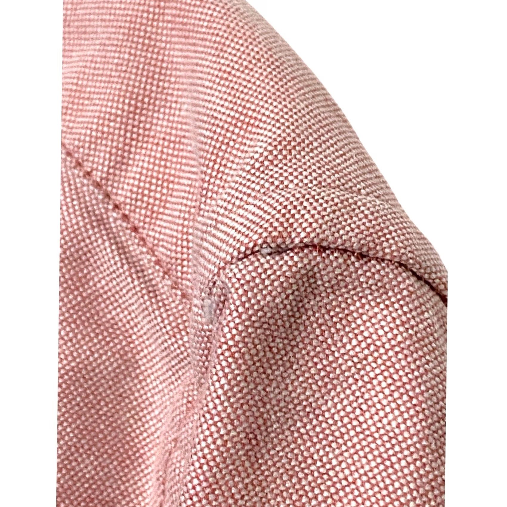 J.Crew J. Crew Oxford Pink Flex Button Dress Shirt Mens S 14-14.5 Office Preppy Size 36R - 4 Thumbnail