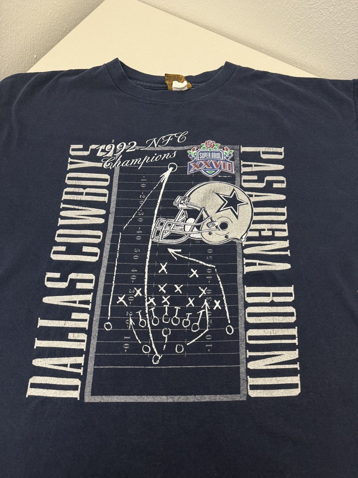 Nutmeg Vintage 1992 Dallas Cowboys Super Bowl Champions Nutmeg XL Size US XL / EU 56 / 4 - 3 Thumbnail