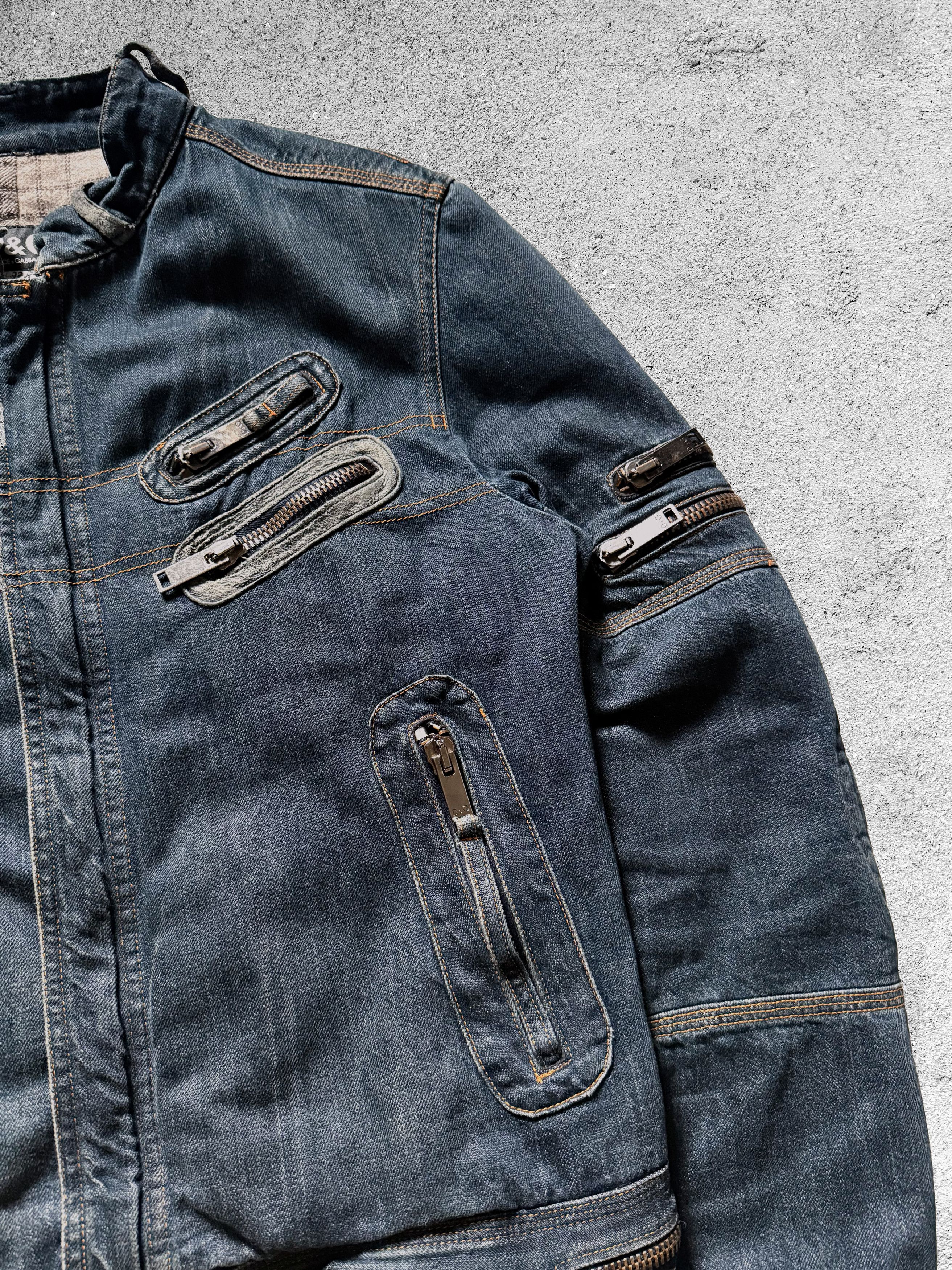 Dolce & Gabbana AW05 Dolce & Gabbana Azure Utility Zipperwear Size US M / EU 48-50 / 2 - 4 Thumbnail