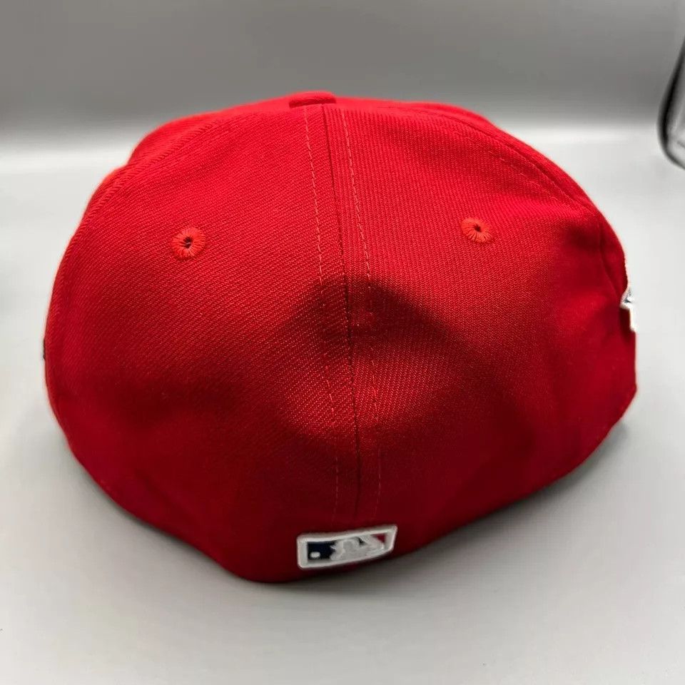New Era Cleveland Indians Guardians Hat Men 7 1/4 Red Fitted New Size ONE SIZE - 6 Thumbnail