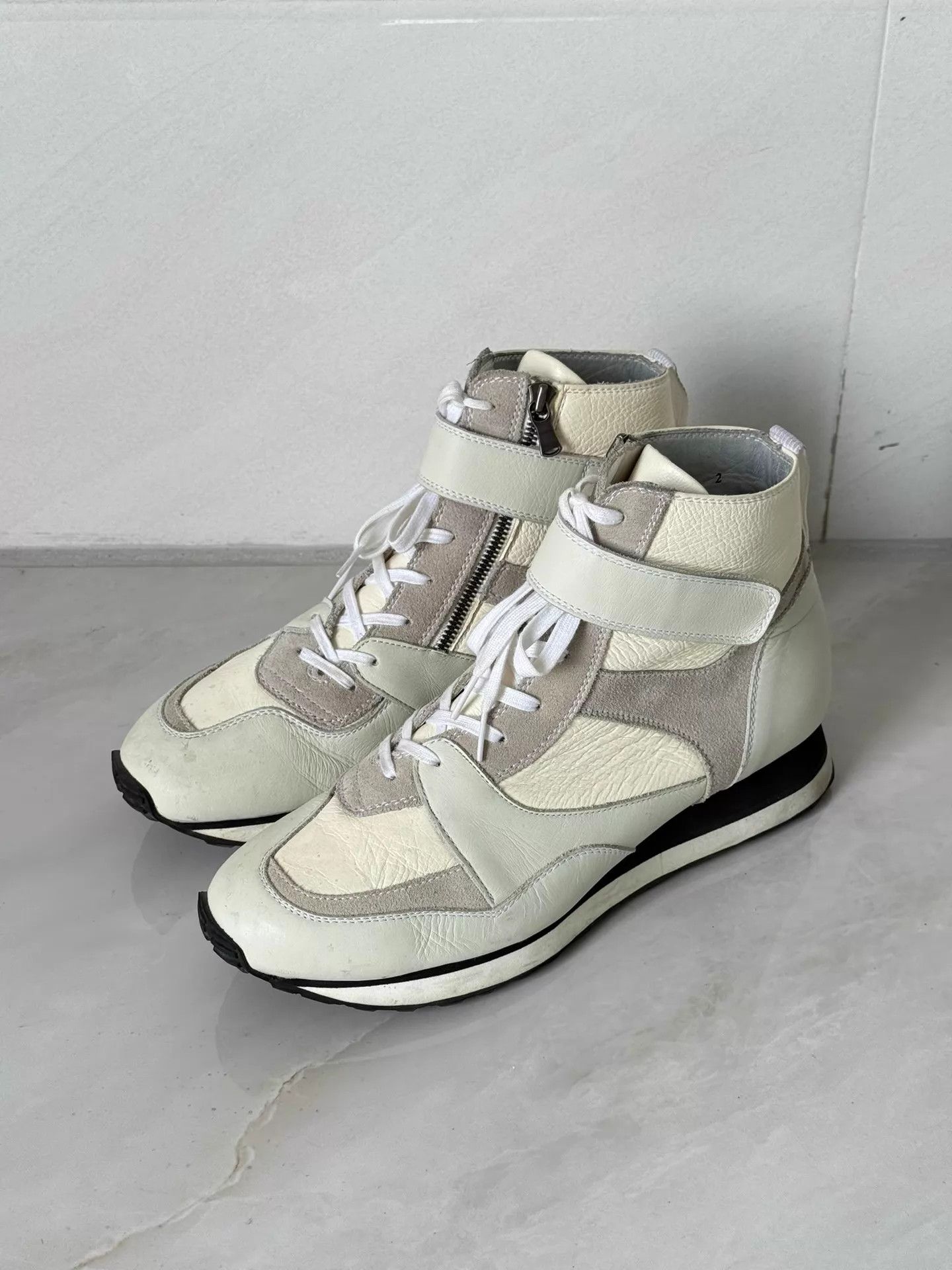 The Viridi-anne THE VIRIDI-ANNE TVA Multi-Material High Top Sneakers 42-43 Size US 9 / EU 42 - 2 Thumbnail