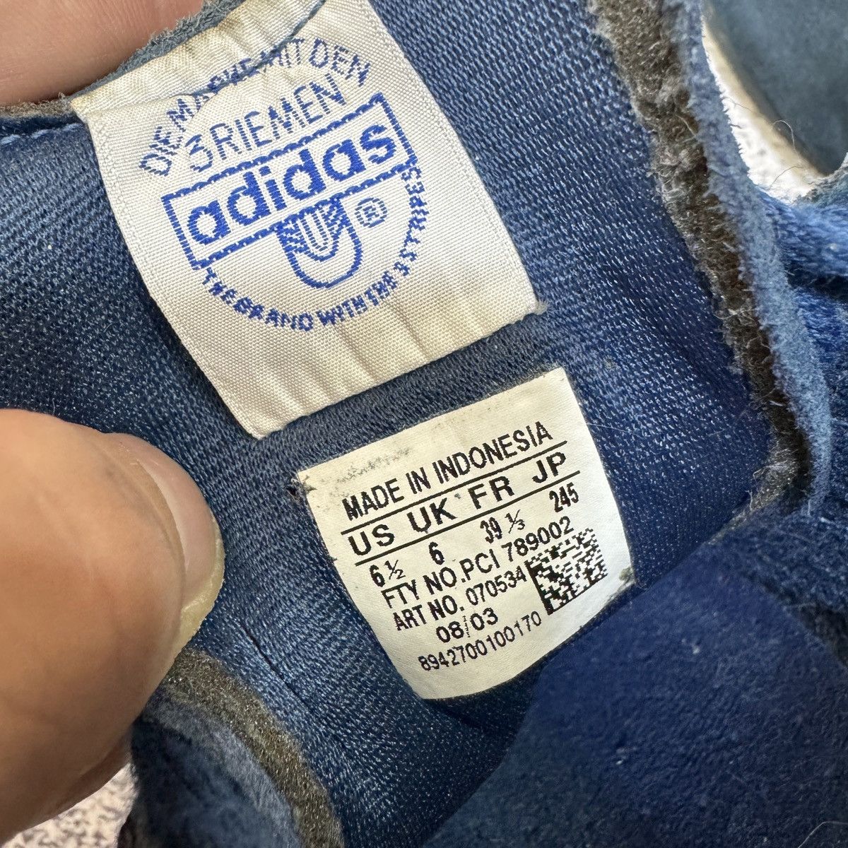 Adidas × Vintage Vintage Adidas Rekord US6.5 UK6 EU39.1/3 JP245 Size US 6.5 / EU 39-40 - 15 Thumbnail