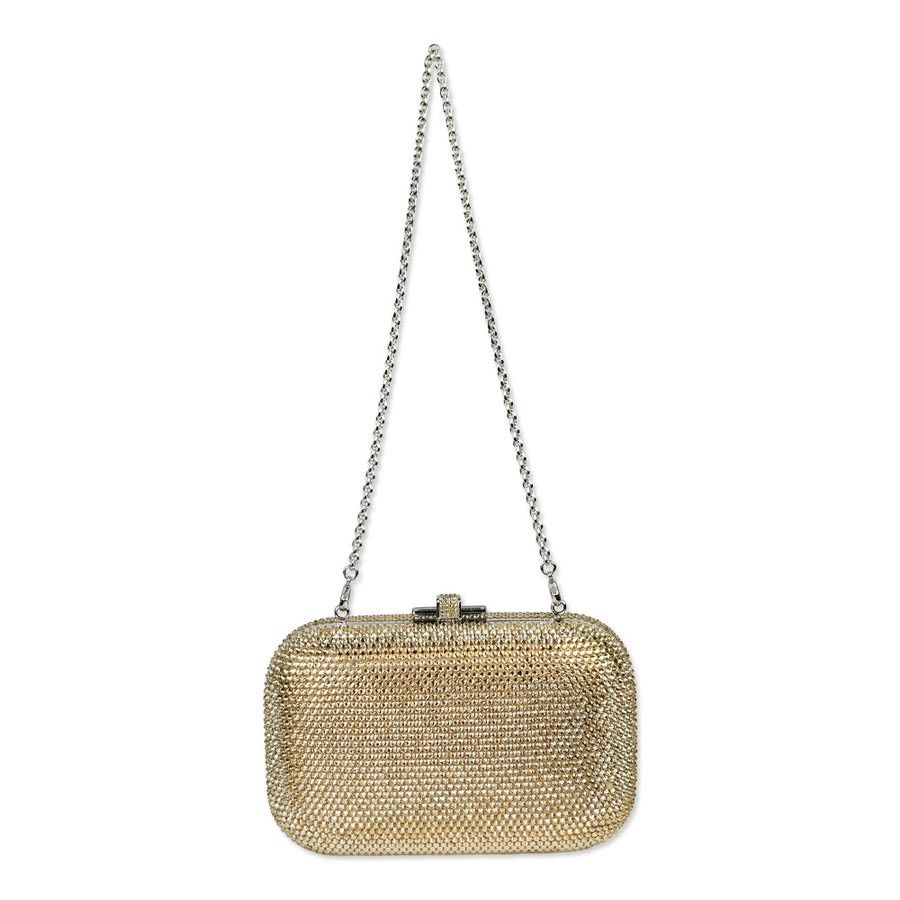 Judith Leiber Judith Leiber Slide Champagne Full Bead Frame Clutch Size ONE SIZE - 2 Thumbnail