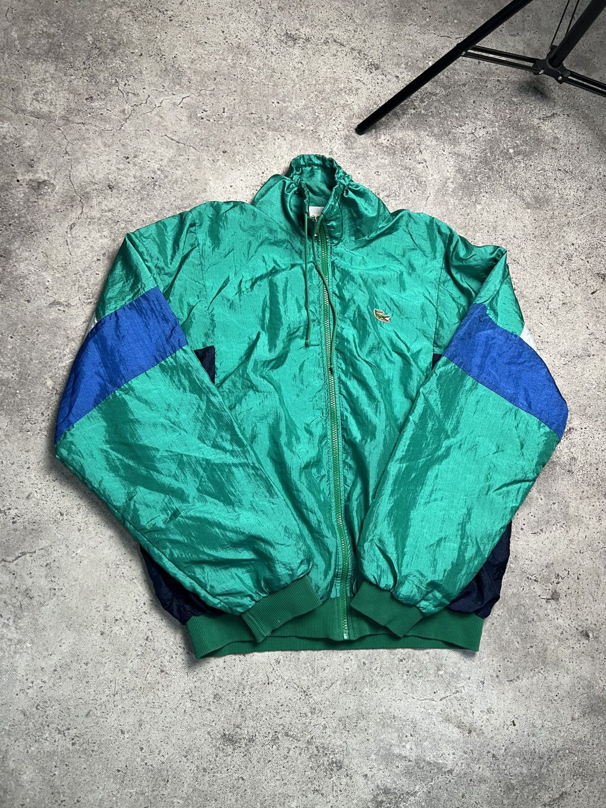 Lacoste Lacoste Vintage Nylon Track Suit Jacket & Pants Size US M / EU 48-50 / 2 - 11 Thumbnail
