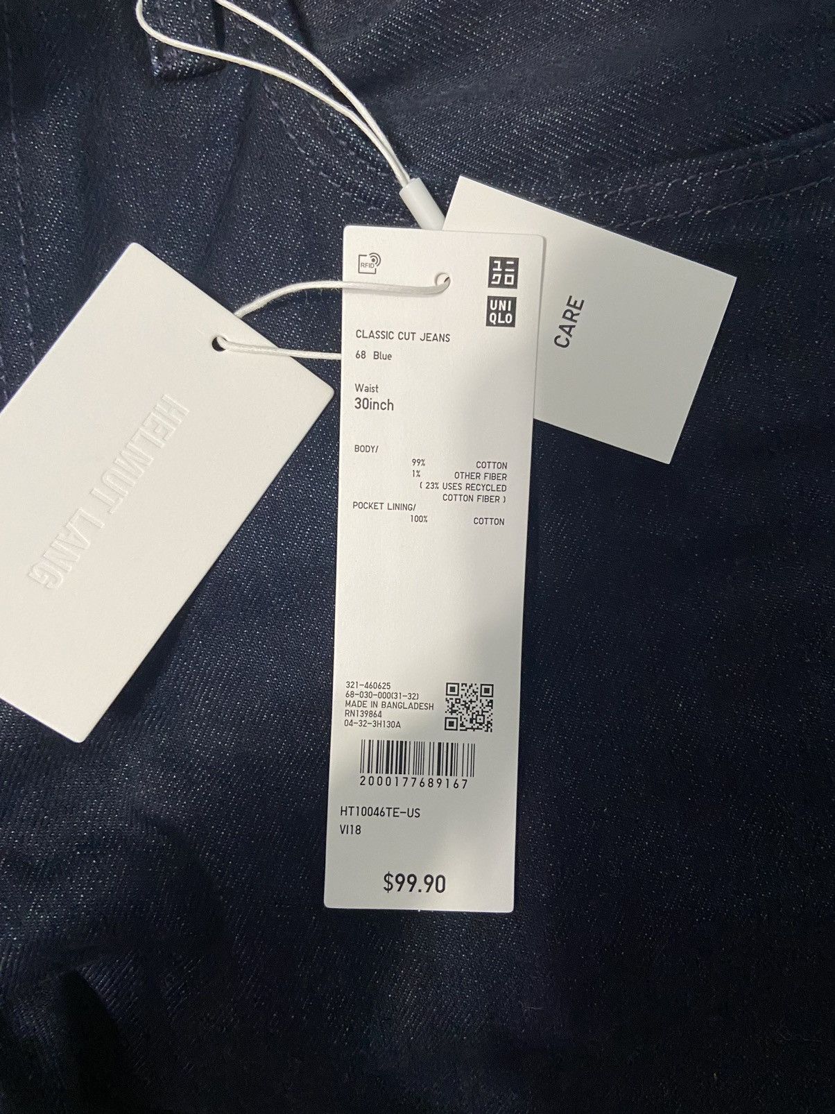 Helmut Lang × Uniqlo Uniqlo x Helmut Lang Classic Cut Jeans Size US 30 / EU 46 - 6 Thumbnail