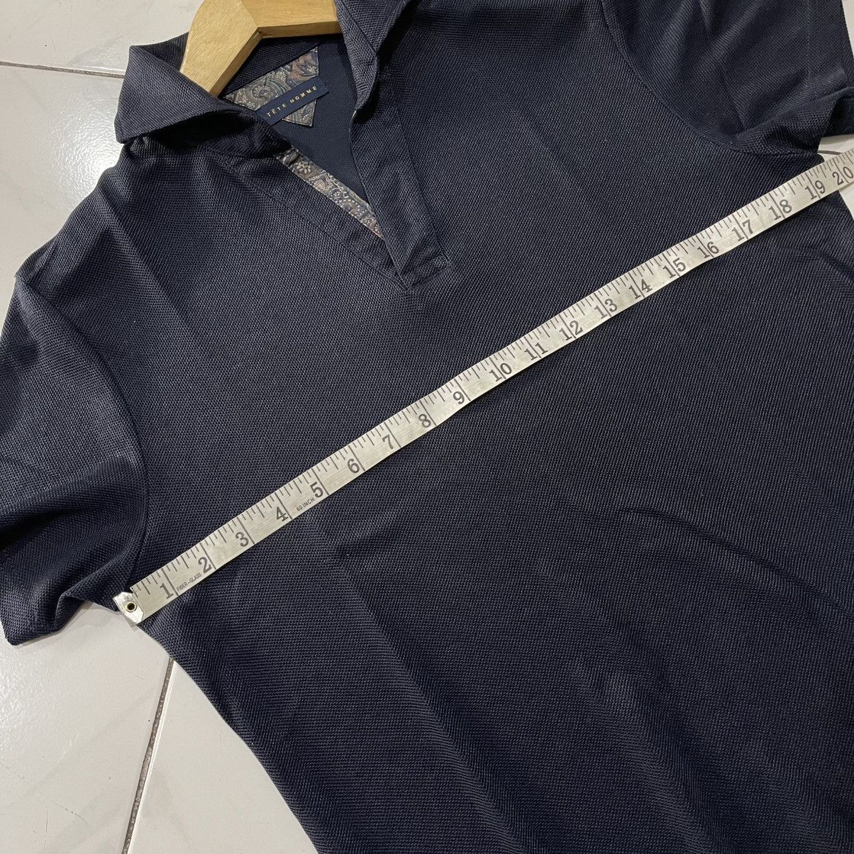 Tete Homme Tete homme issey miyake open colar poloshirt Size US M / EU 48-50 / 2 - 6 Thumbnail