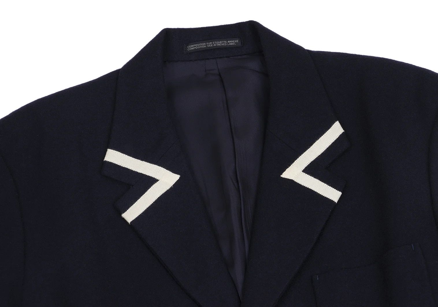 Yohji Yamamoto Yohji Yamamoto Doublure Wool Jacket Navy M Size US M / EU 48-50 / 2 - 3 Thumbnail