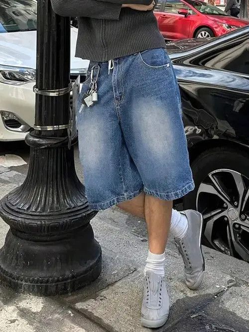 Jean Vintage jeans jorts Y2K Drip shorts Size US 37 - 1 Thumbnail